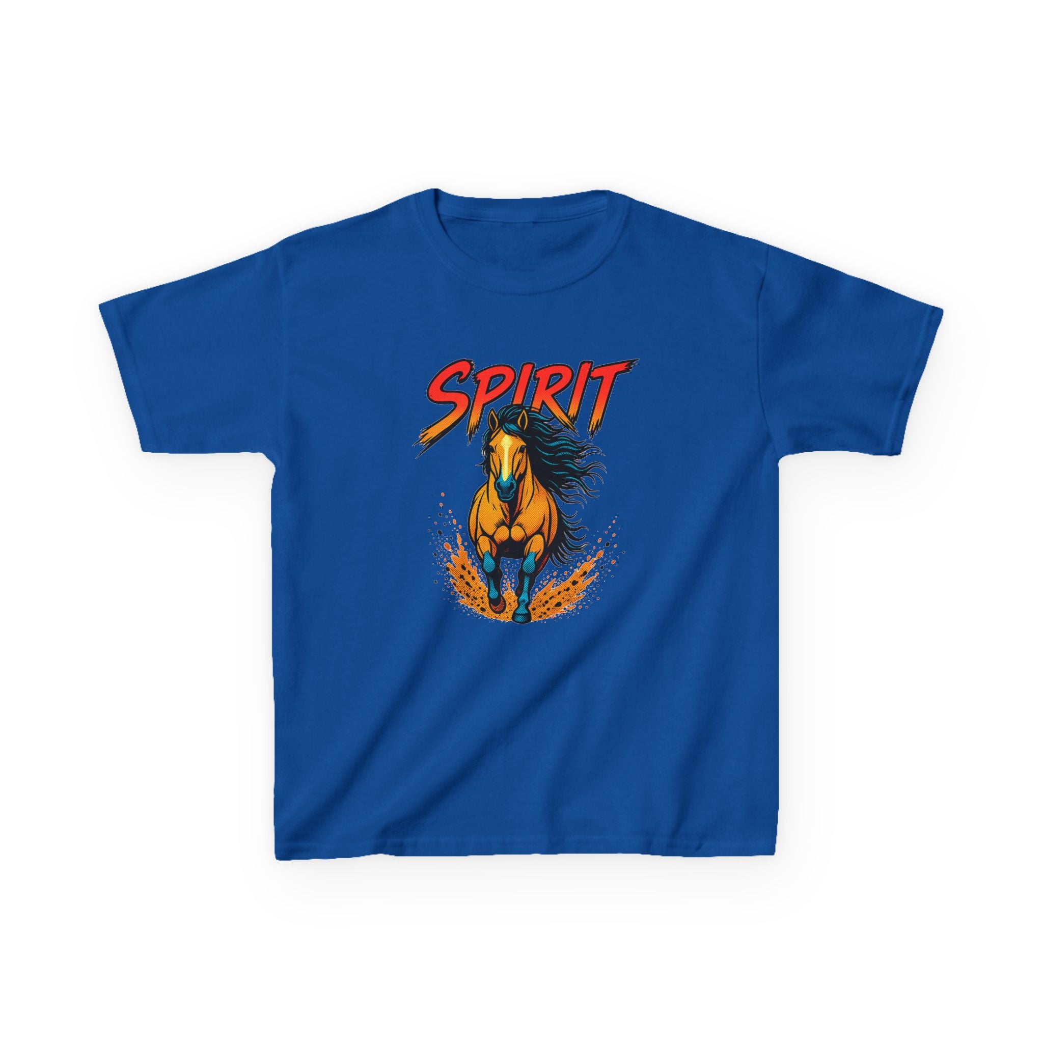 Kids 'Spirit' Galloping Horse T‑Shirt — Youth Graphic Tee for Horse Lovers