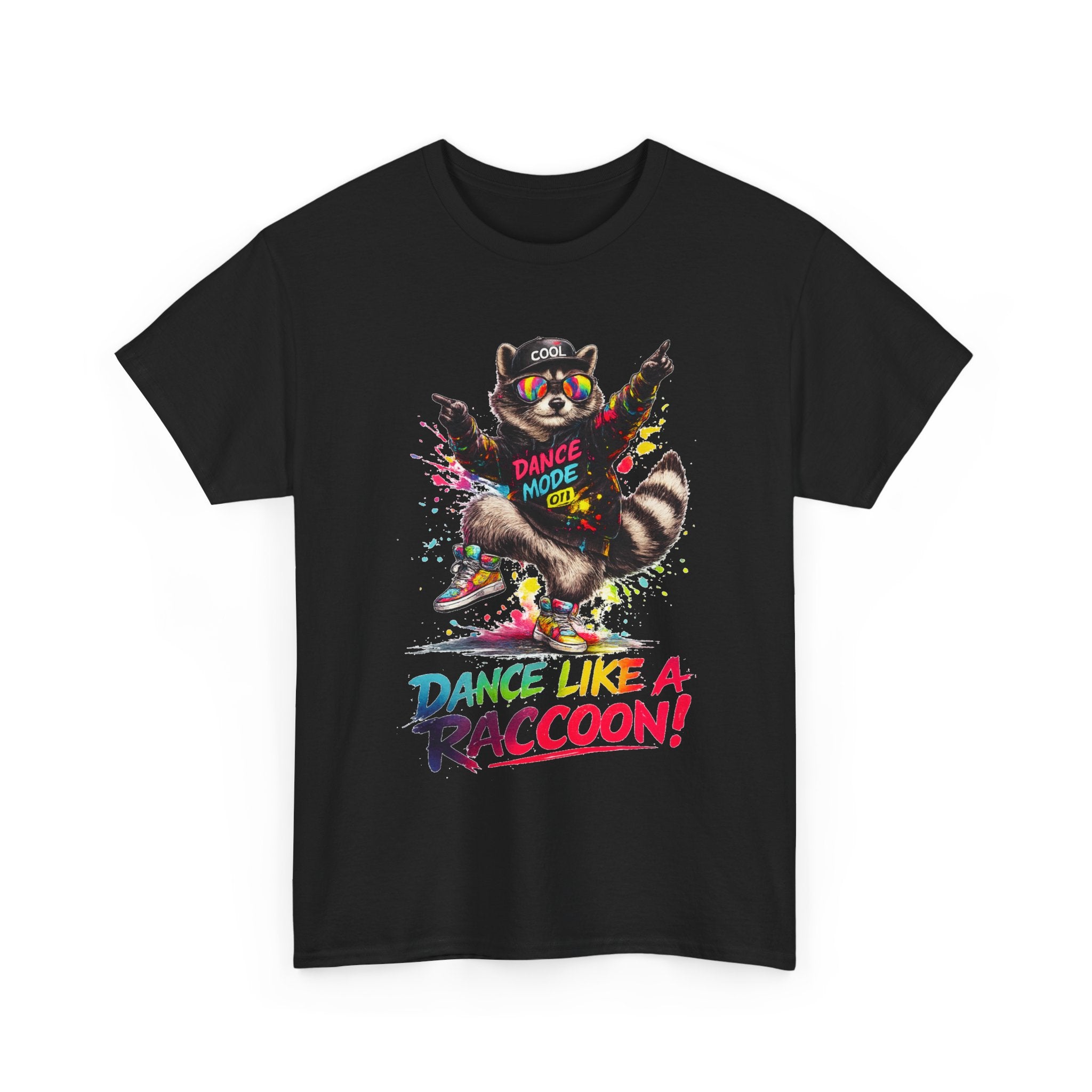 Dance Like a Raccoon T-Shirt — Cute Retro Raccoon Dance Graphic Tee