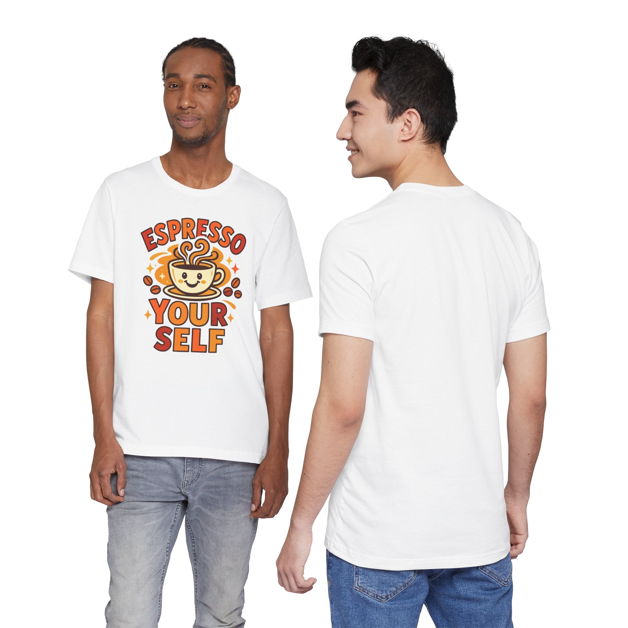 Espresso Yourself Coffee Tee — 'Espresso Your Self' Cute Coffee Cup Shirt