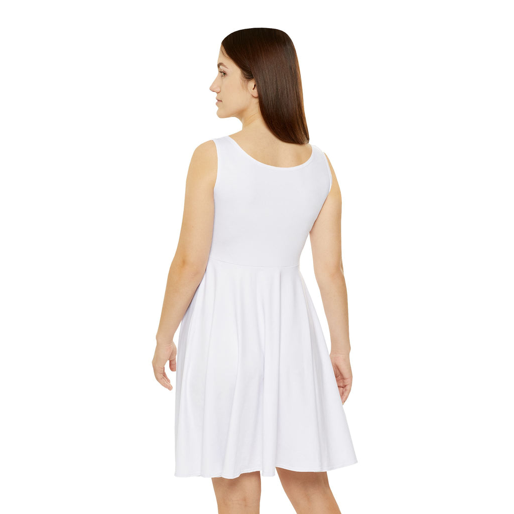 Rose Floral Women's Skater Dress | Casual Summer Dress