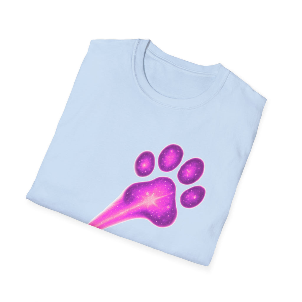 Pink Paw Print T-Shirt, Cute Dog Lover Tee, Aesthetic Animal Shirt, Gift for Pet Lovers