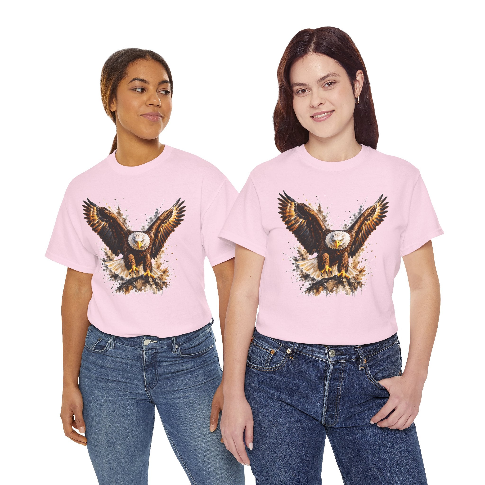 Majestic Bald Eagle T-Shirt, Eagle Graphic Tee, Patriotic Wildlife Shirt, Unisex Bird Lover Tee, American Eagle Gift