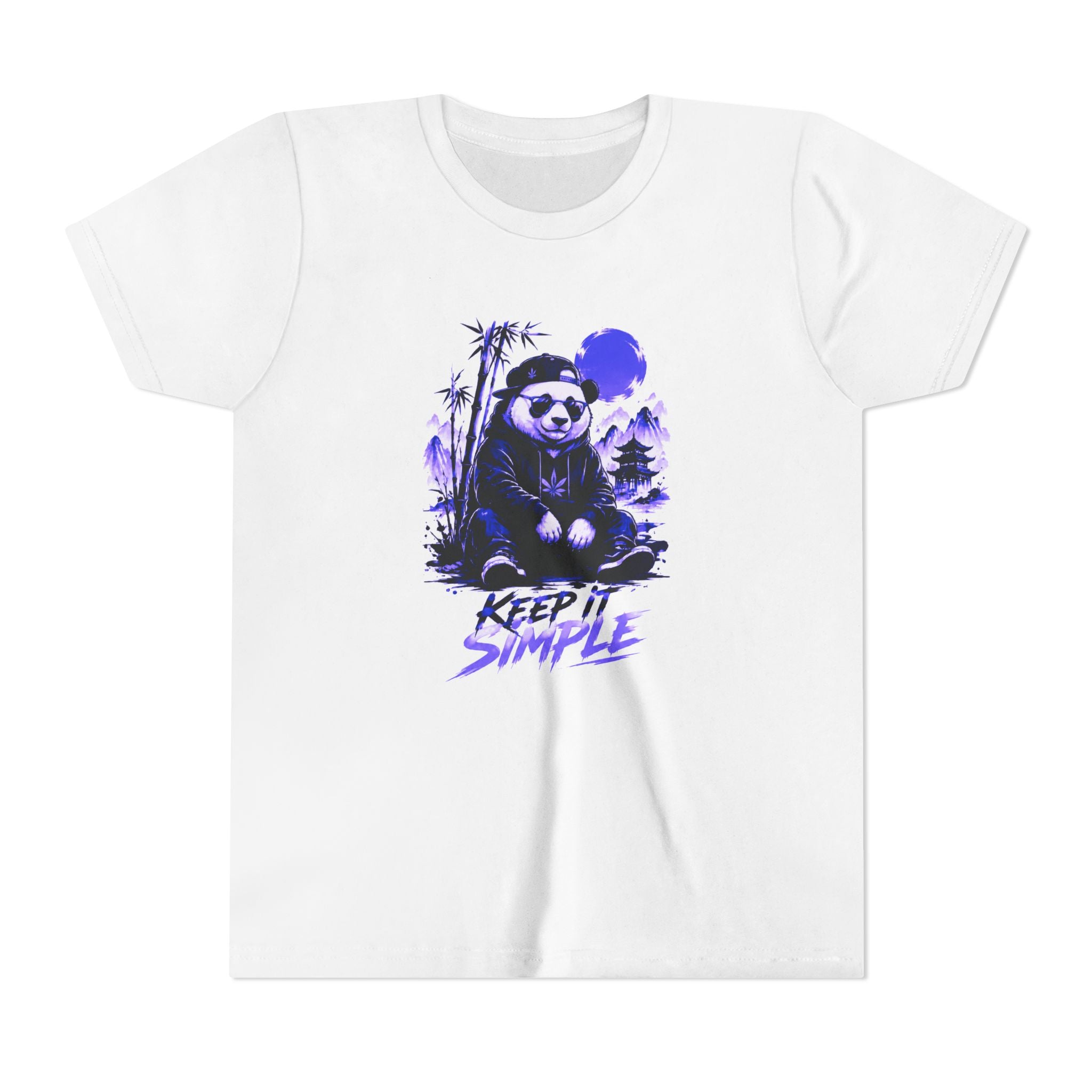 Youth Tee — 'Keep It Simple' Panda Graphic