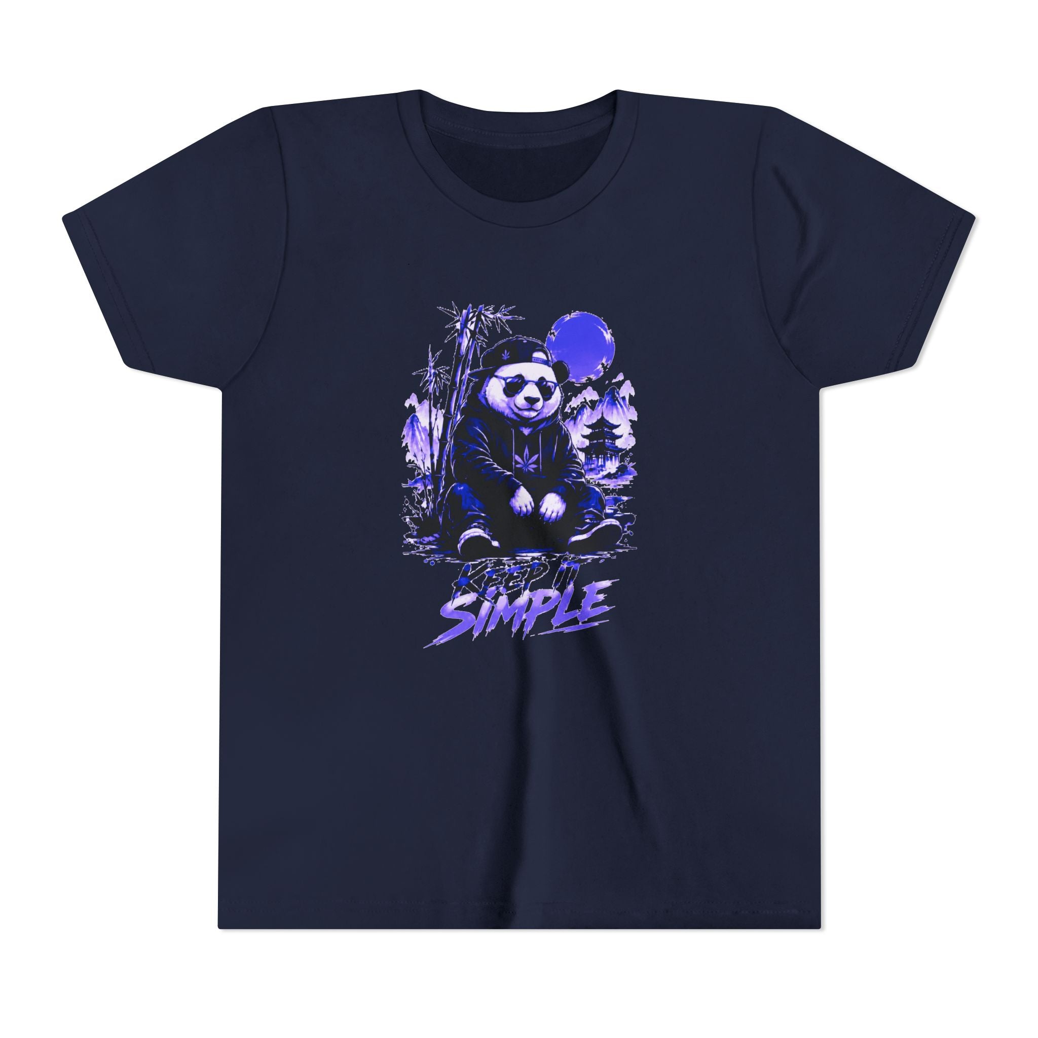 Youth Tee — 'Keep It Simple' Panda Graphic