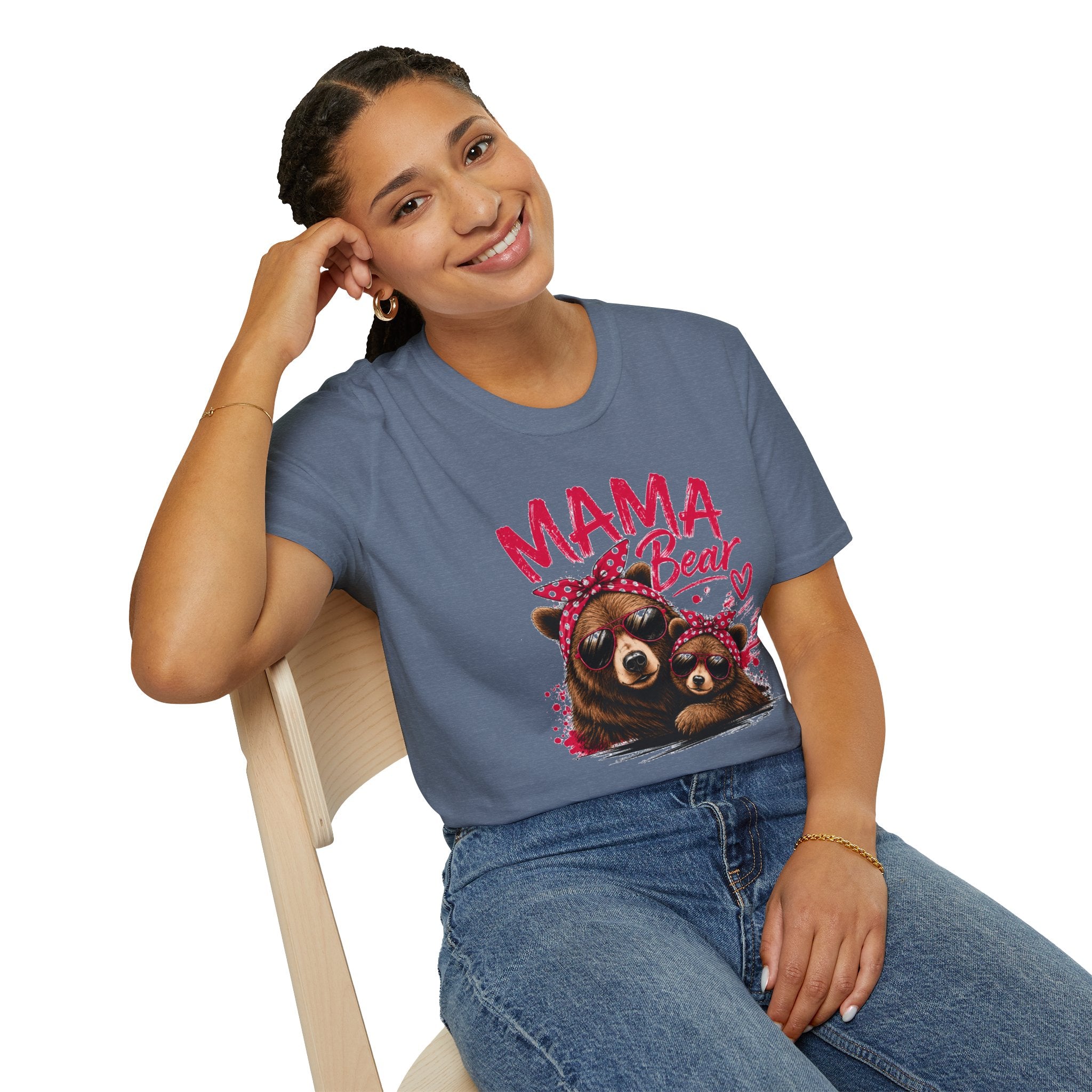Mama Bear T-Shirt — Cute Sunglasses Bear Graphic