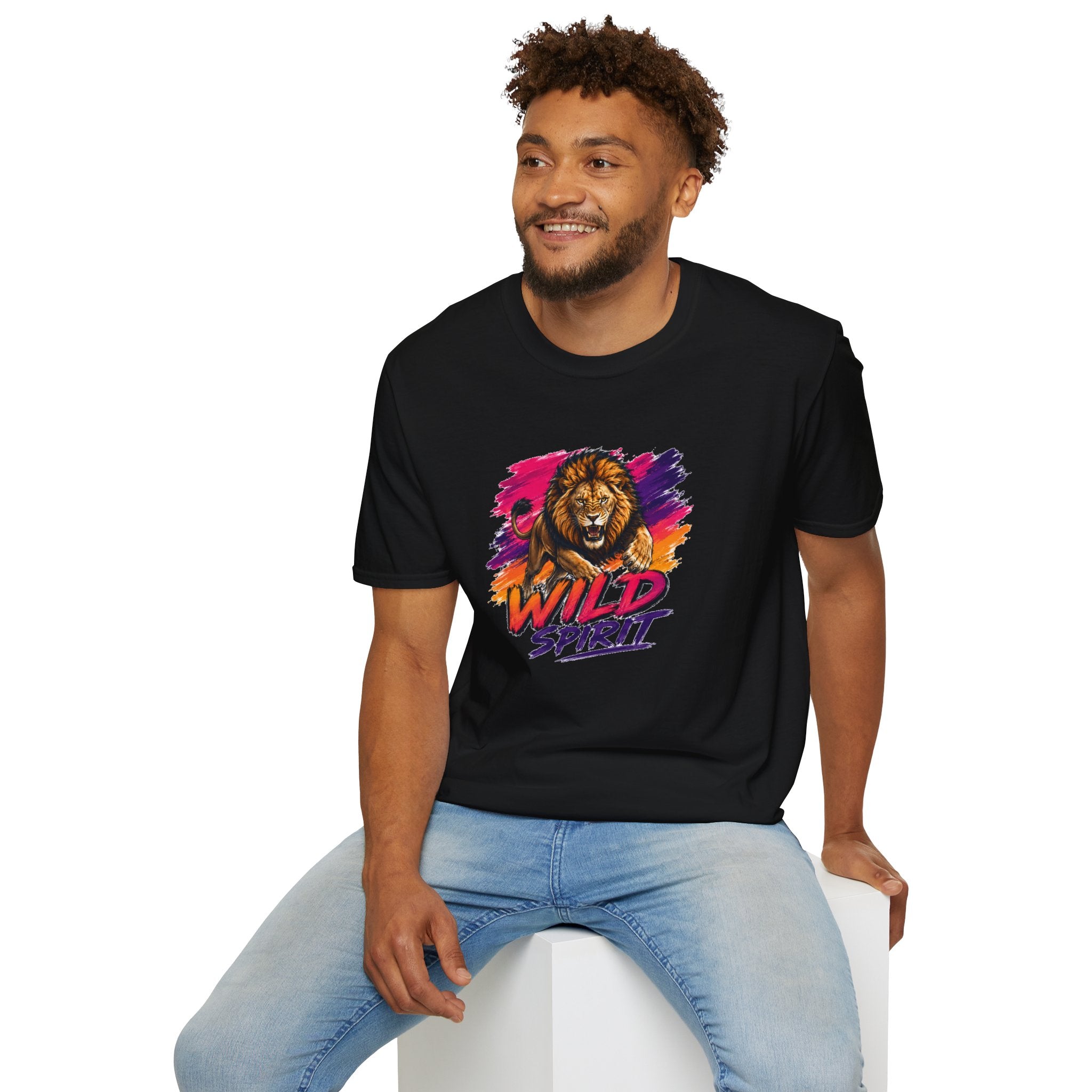 Lion T Shirt, Wild Spirit Shirt, Lion Graphic Tee, Animal Lover Shirt, Wildlife Shirt, Unisex T Shirt, Nature Gift