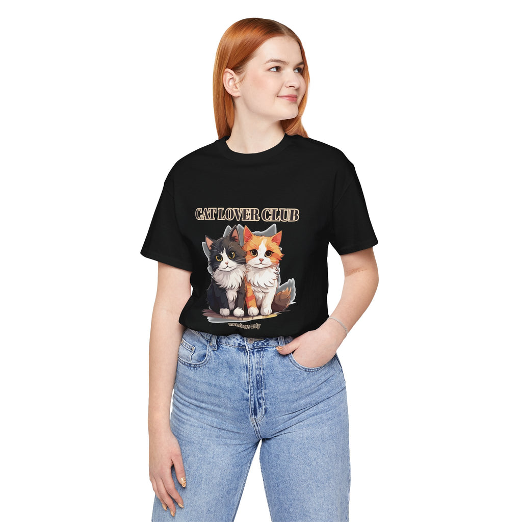 Cat Lover Club T-Shirt — Cute Kittens “members only” Graphic Tee