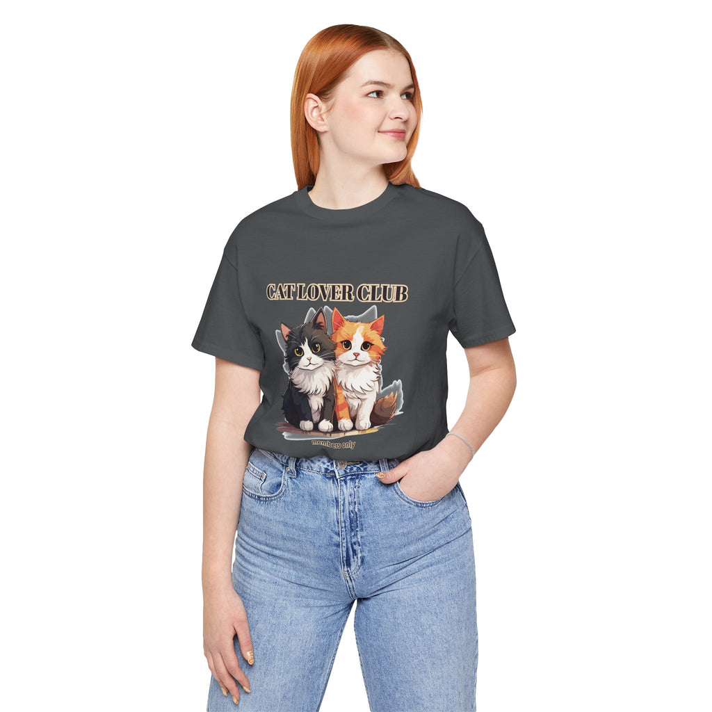 Cat Lover Club T-Shirt — Cute Kittens “members only” Graphic Tee