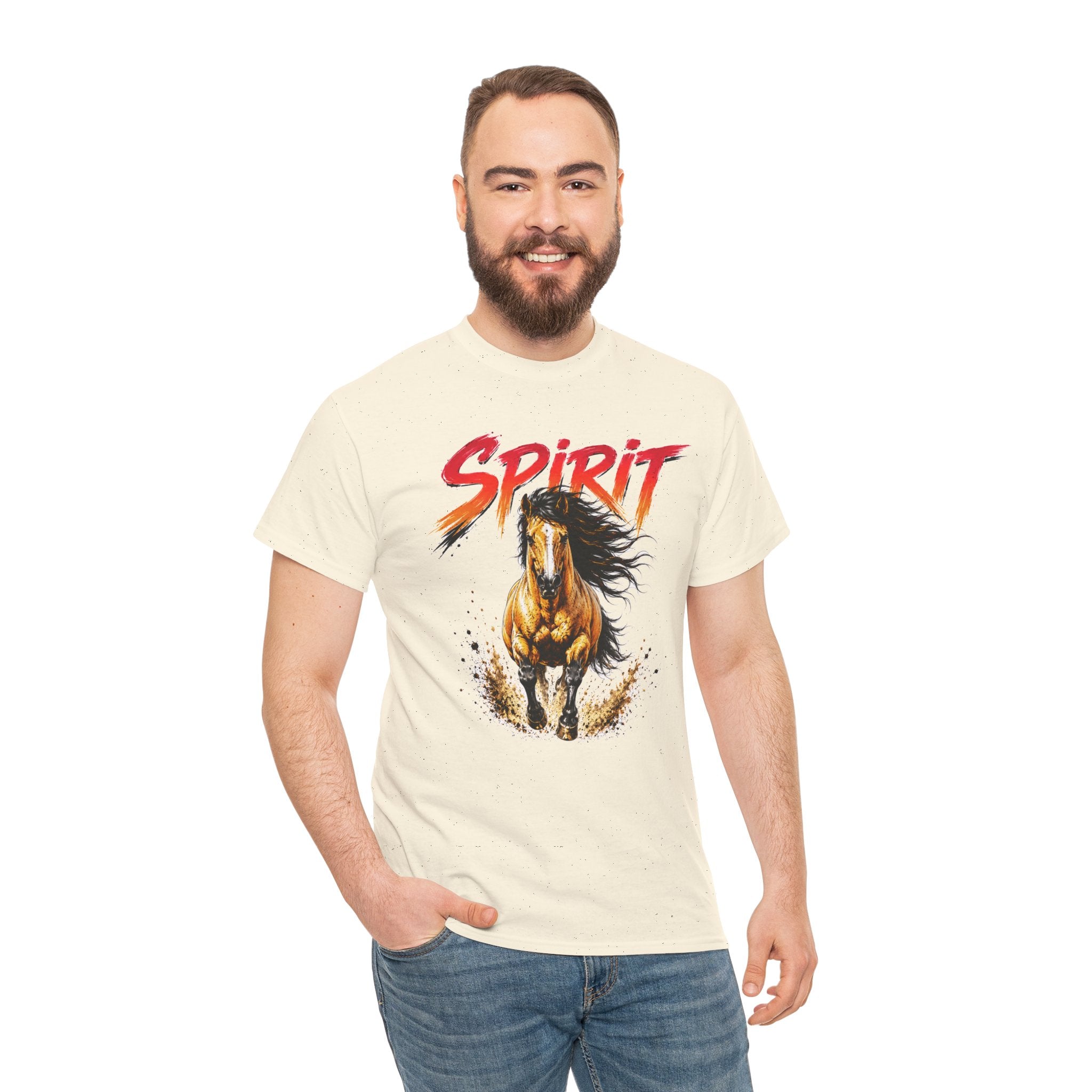 Spirit Running Horse T-Shirt — Wild Mustang Graphic Tee