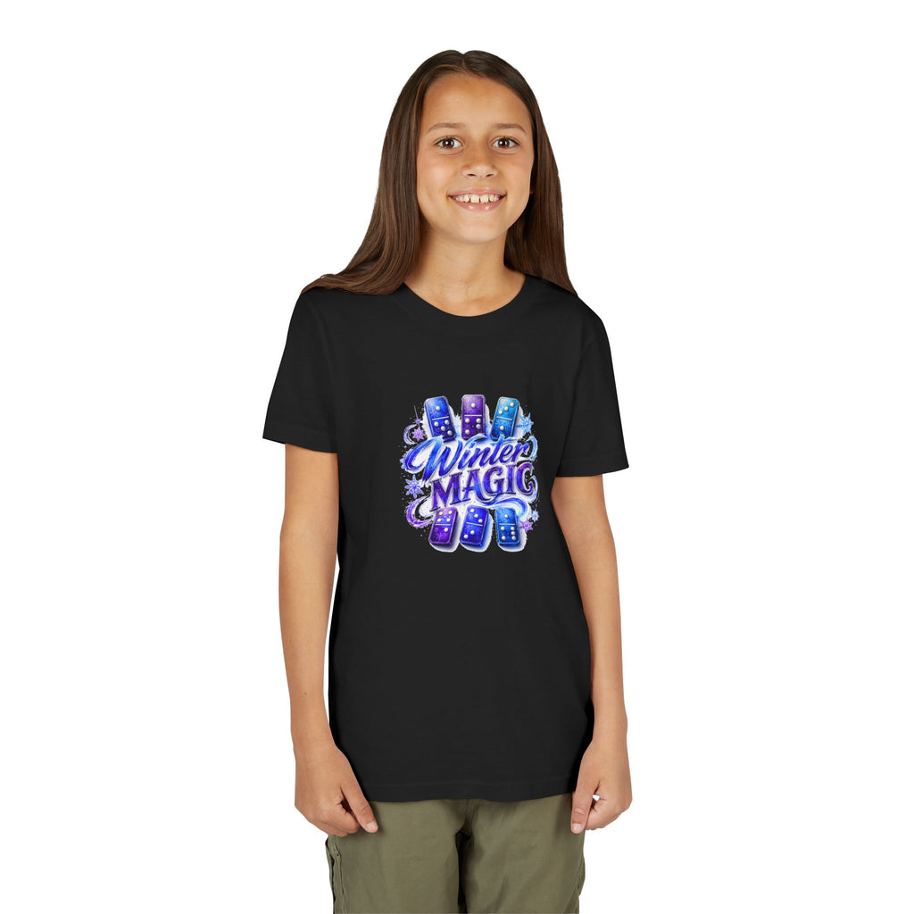 Kids Winter Shirt, Snowflake Graphic Tee, Winter Magic Shirt, Holiday Shirt for Kids