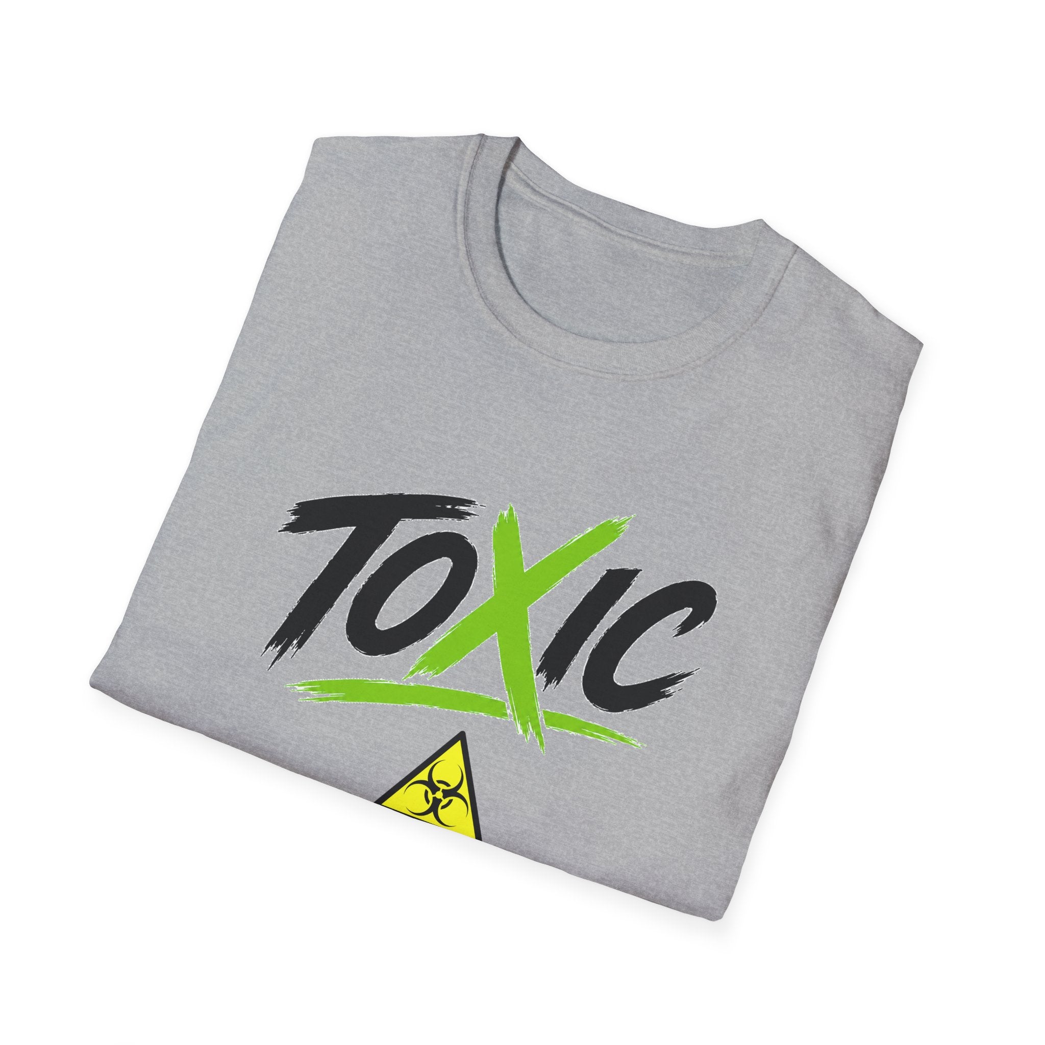 Toxic Graphic Tee | Grunge Streetwear Shirt | Biohazard Aesthetic Unisex T-Shirt