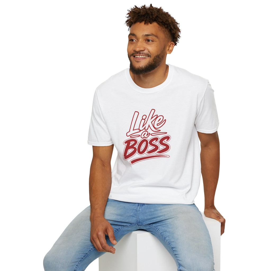 Like a Boss T-Shirt - Retro Script Empowerment Tee
