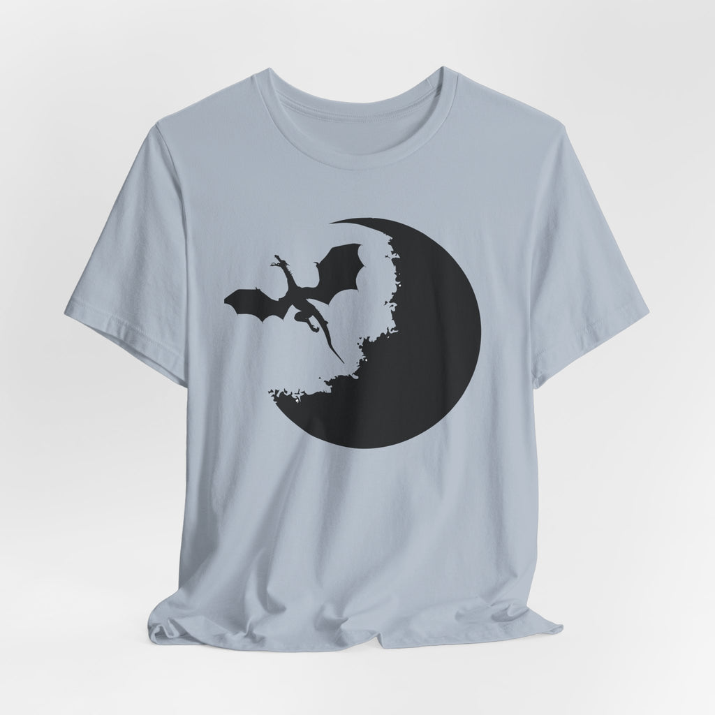 Bat Silhouette Moon T-Shirt — Gothic Halloween Tee