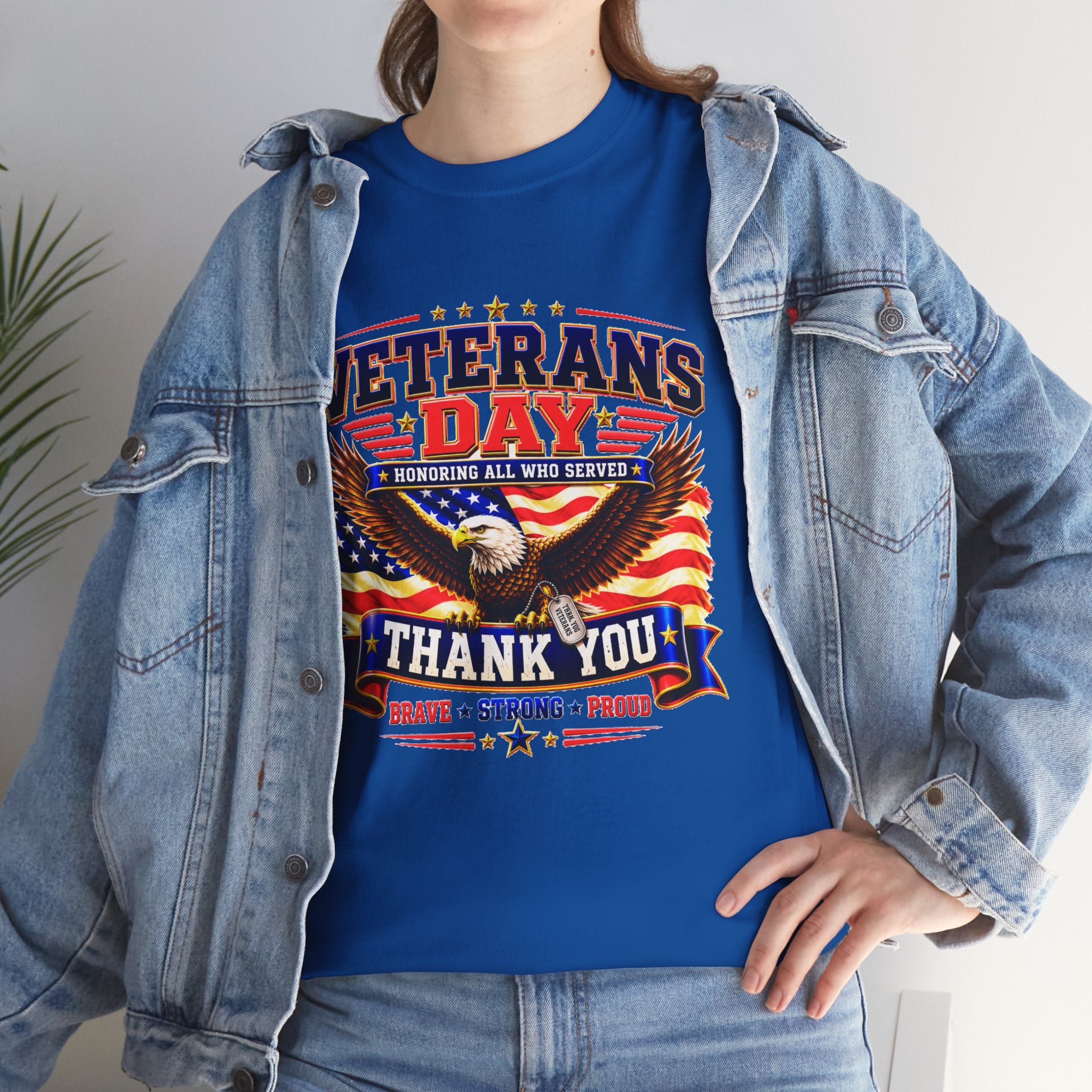 Veterans Day Eagle T-Shirt – "Thank You" Patriotic Tribute Tee
