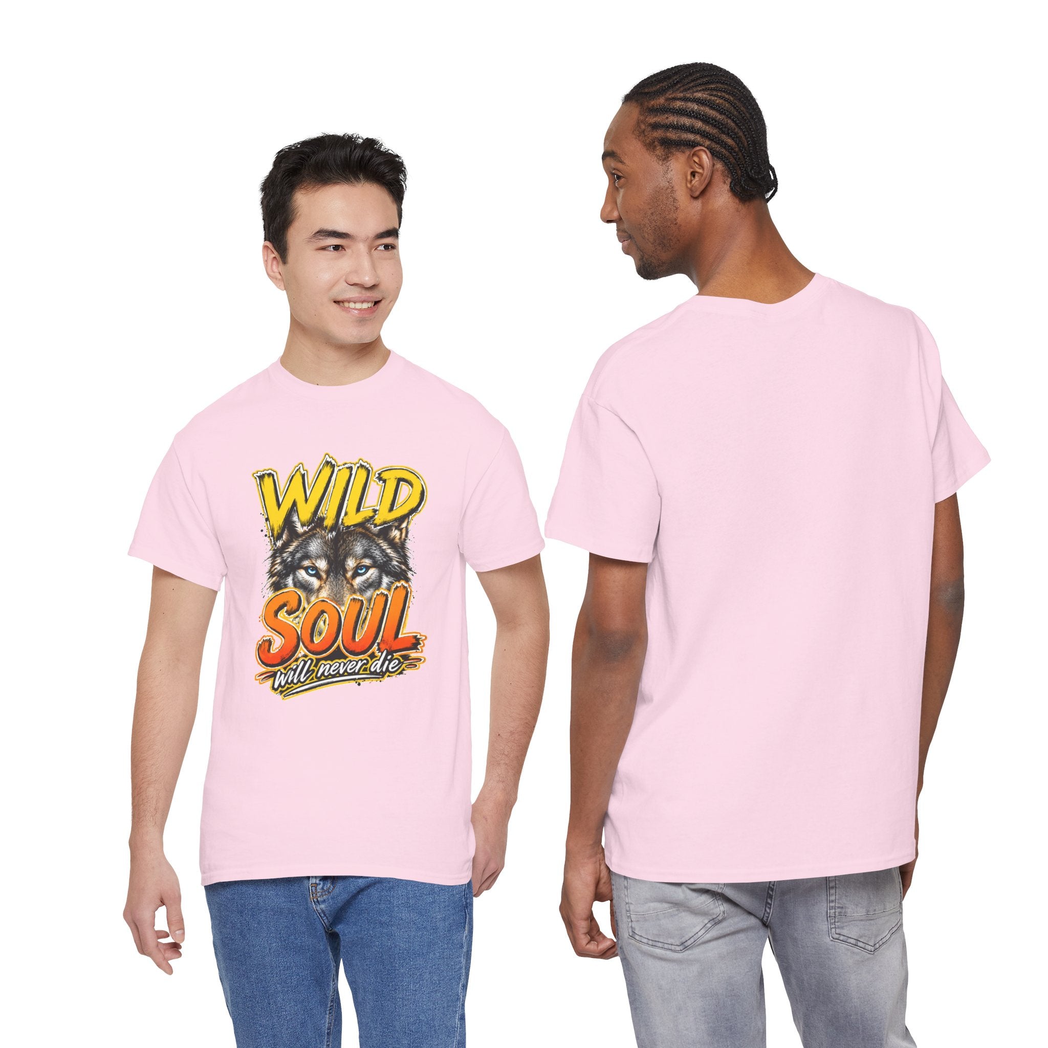 Wolf 'Wild Soul' Graphic Tee – Bold Wildlife Shirt for Nature Lovers