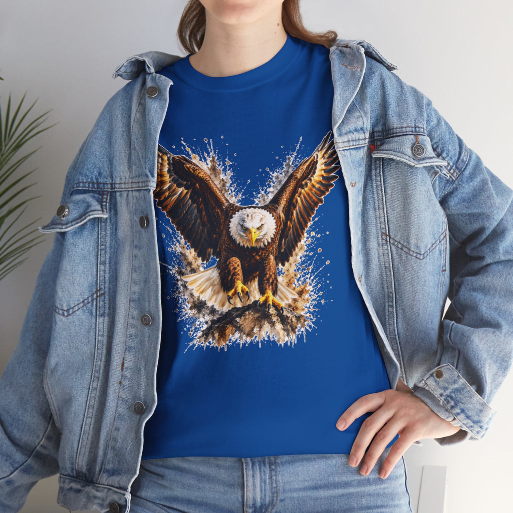 Majestic Bald Eagle T-Shirt, Eagle Graphic Tee, Patriotic Wildlife Shirt, Unisex Bird Lover Tee, American Eagle Gift