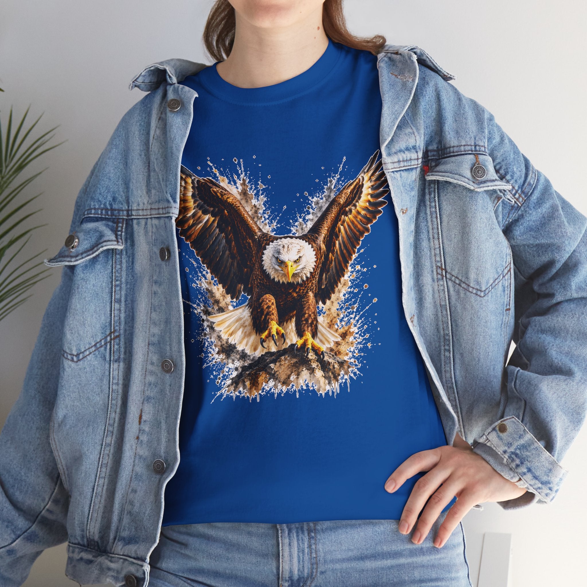 Majestic Bald Eagle T-Shirt, Eagle Graphic Tee, Patriotic Wildlife Shirt, Unisex Bird Lover Tee, American Eagle Gift
