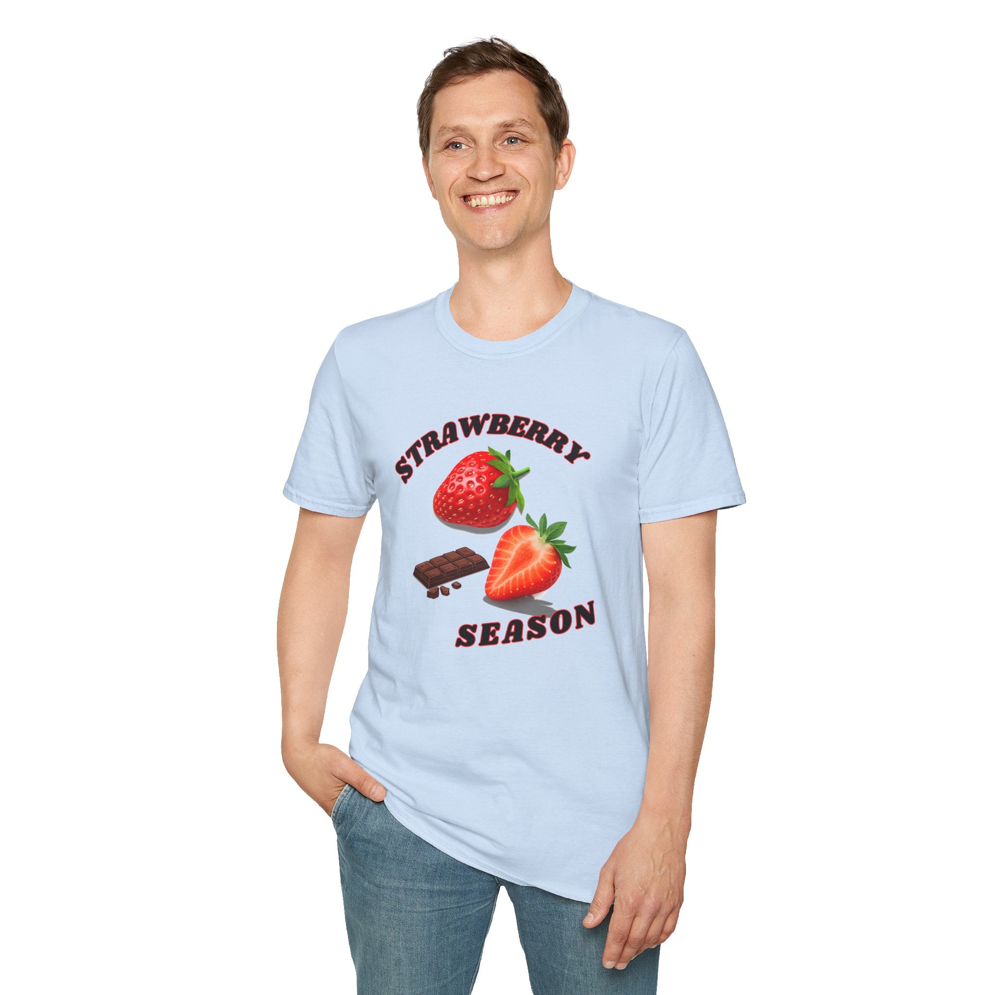 Strawberry Season T-Shirt — Retro Fruit Graphic Tee