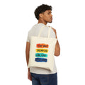 Canvas Tote Bag – ‘Stay Wild, Dream Big, Be Kind, Good Vibes’ Inspirational Quote