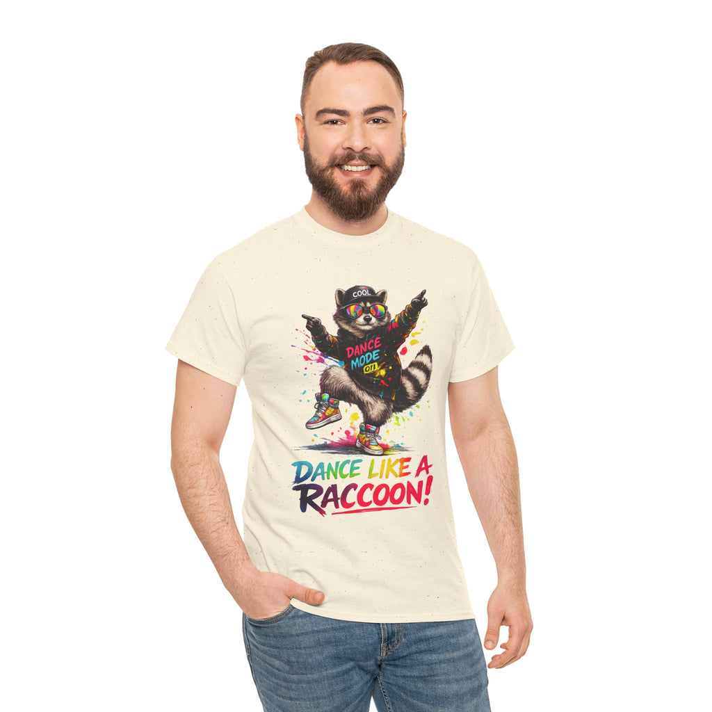 Dance Like a Raccoon T-Shirt — Cute Retro Raccoon Dance Graphic Tee