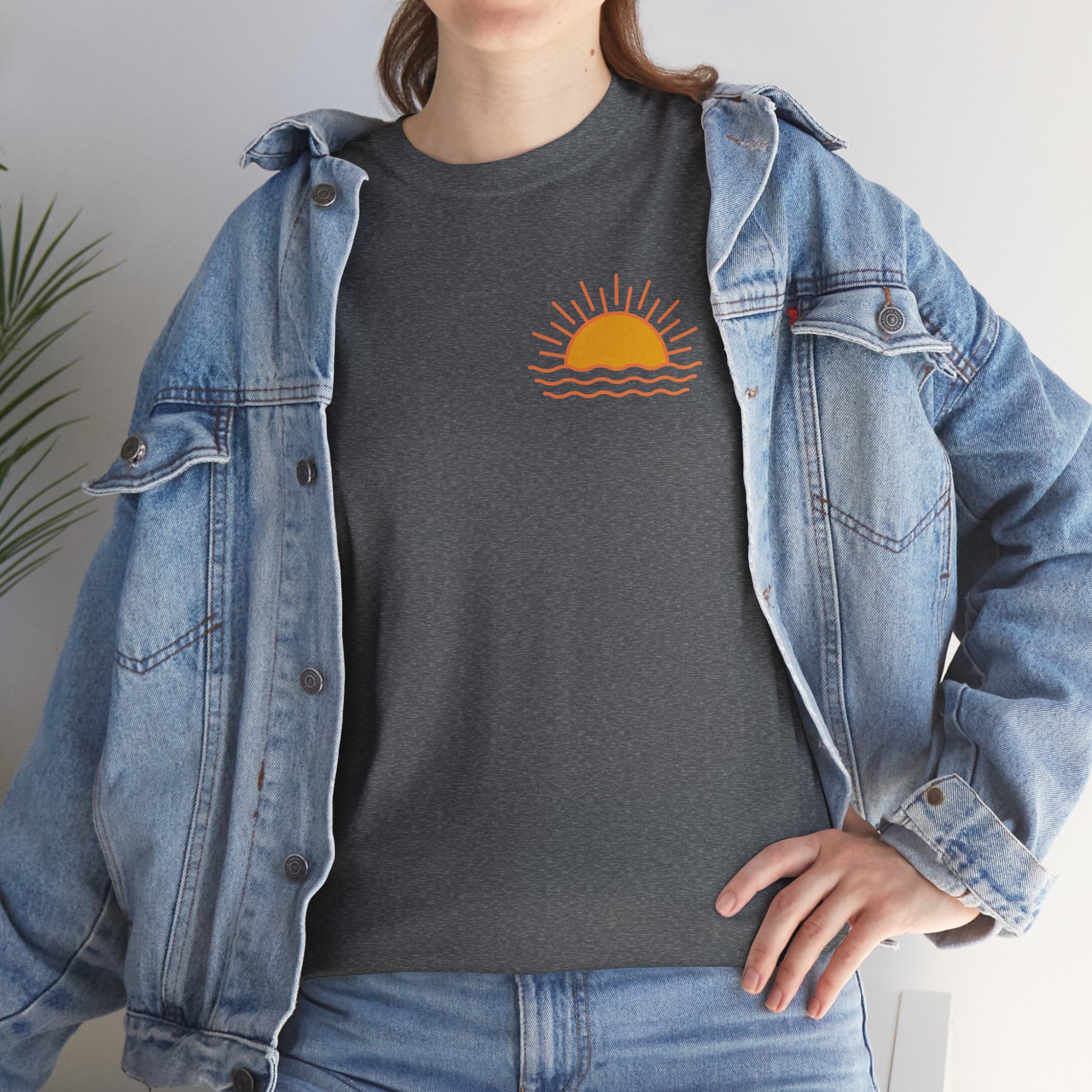 Stay Humble Sunset Tee - Retro Sunrise Graphic T-Shirt