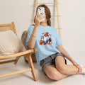 Halloween Ghost T-Shirt, Cute Spooky Pumpkin Cat Tee, Cozy Fall Coffee Graphic Shirt, Halloween Gift for Her