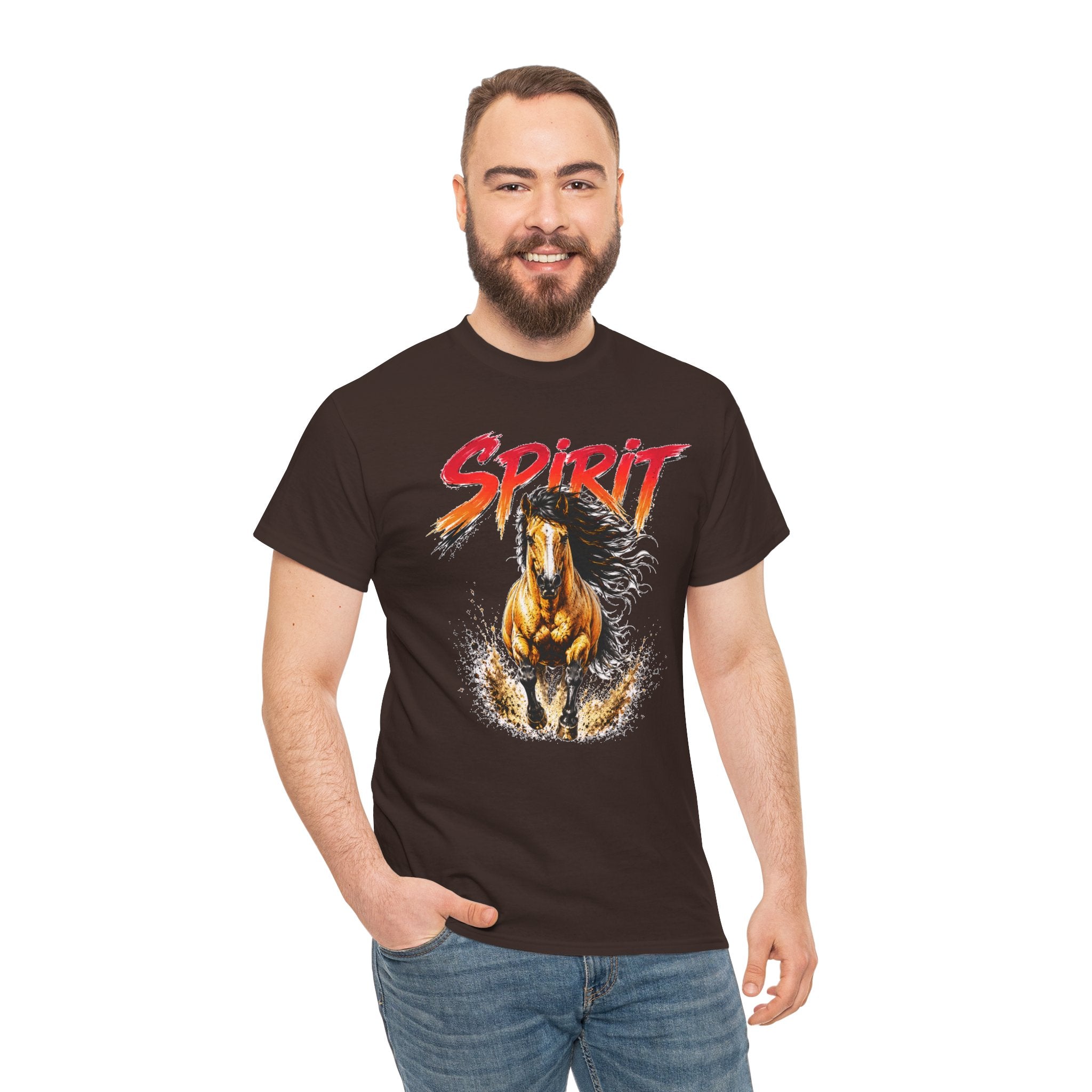 Spirit Running Horse T-Shirt — Wild Mustang Graphic Tee