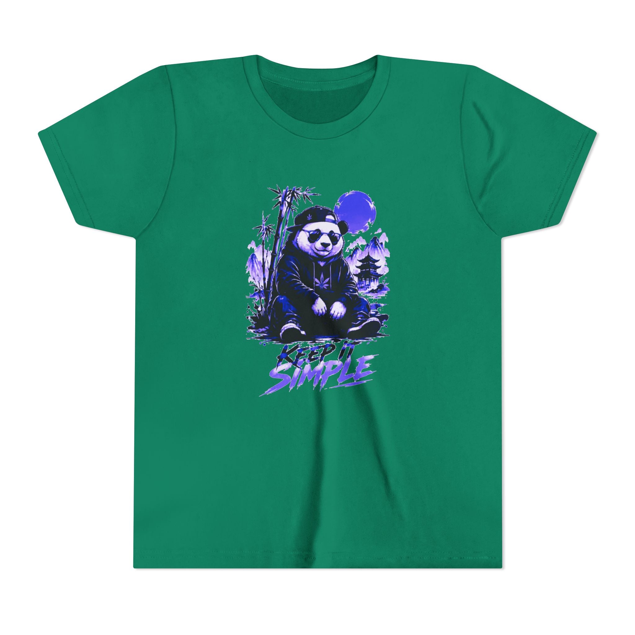Youth Tee — 'Keep It Simple' Panda Graphic