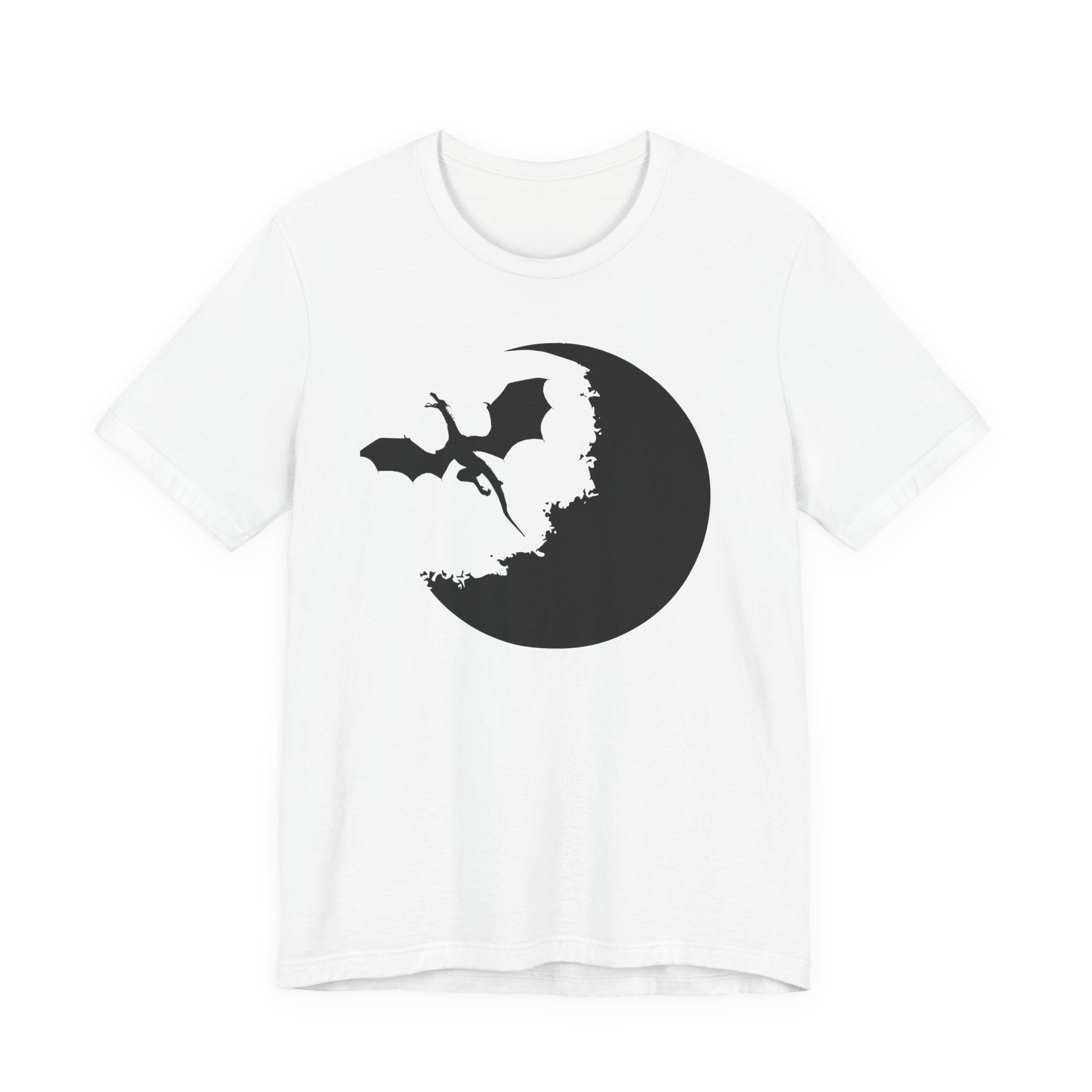 Bat Silhouette Moon T-Shirt — Gothic Halloween Tee