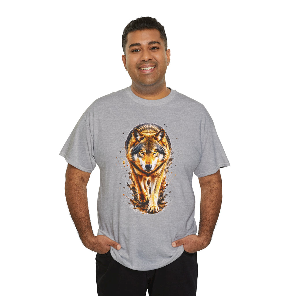 Wolf Graphic T-Shirt, Majestic Wolf Tee, Wildlife Animal Shirt, Unisex Nature Graphic Tee, Wolf Lover Gift, Forest Wolf Shirt