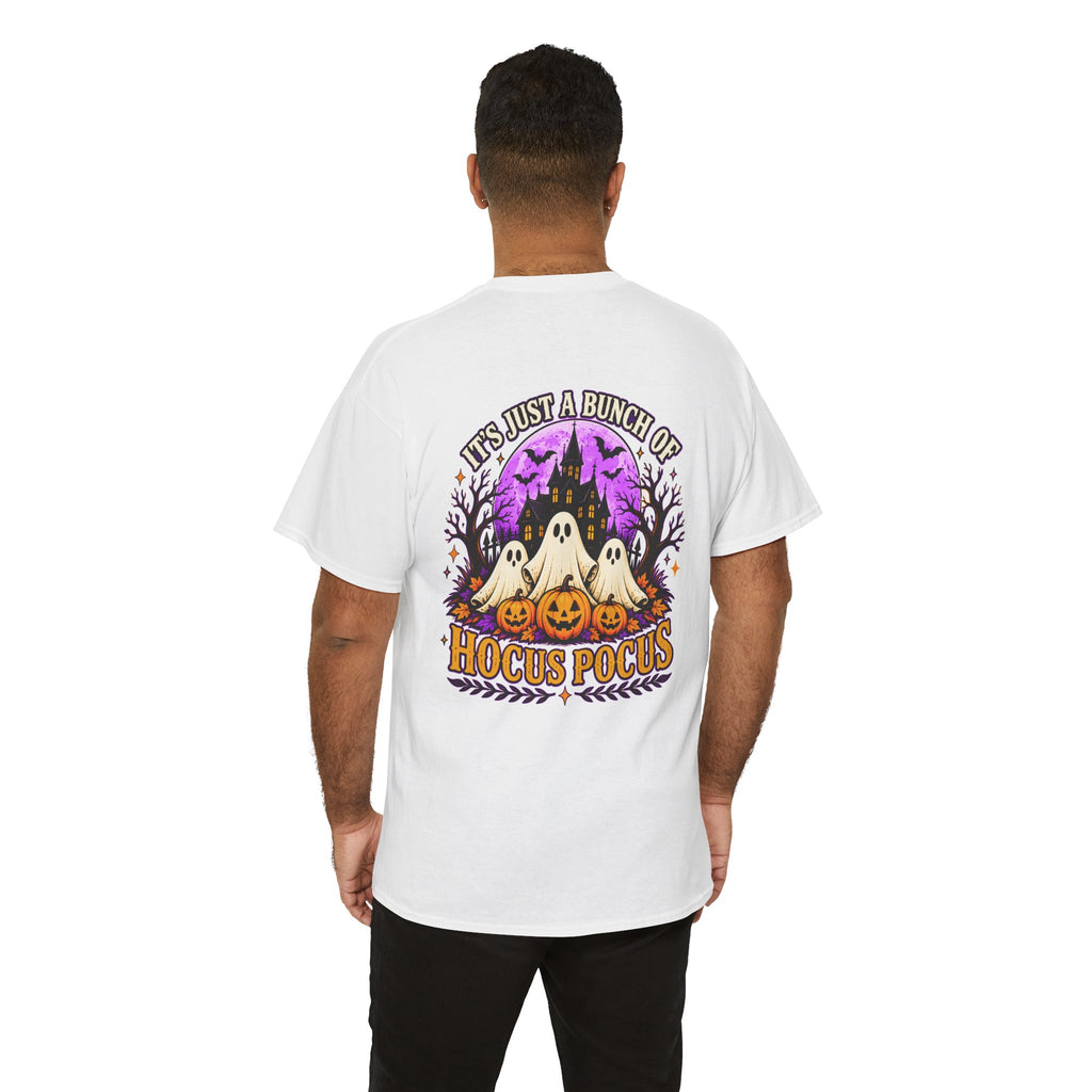 Hocus Pocus Halloween Shirt | Ghost & Pumpkin Front Back Tee