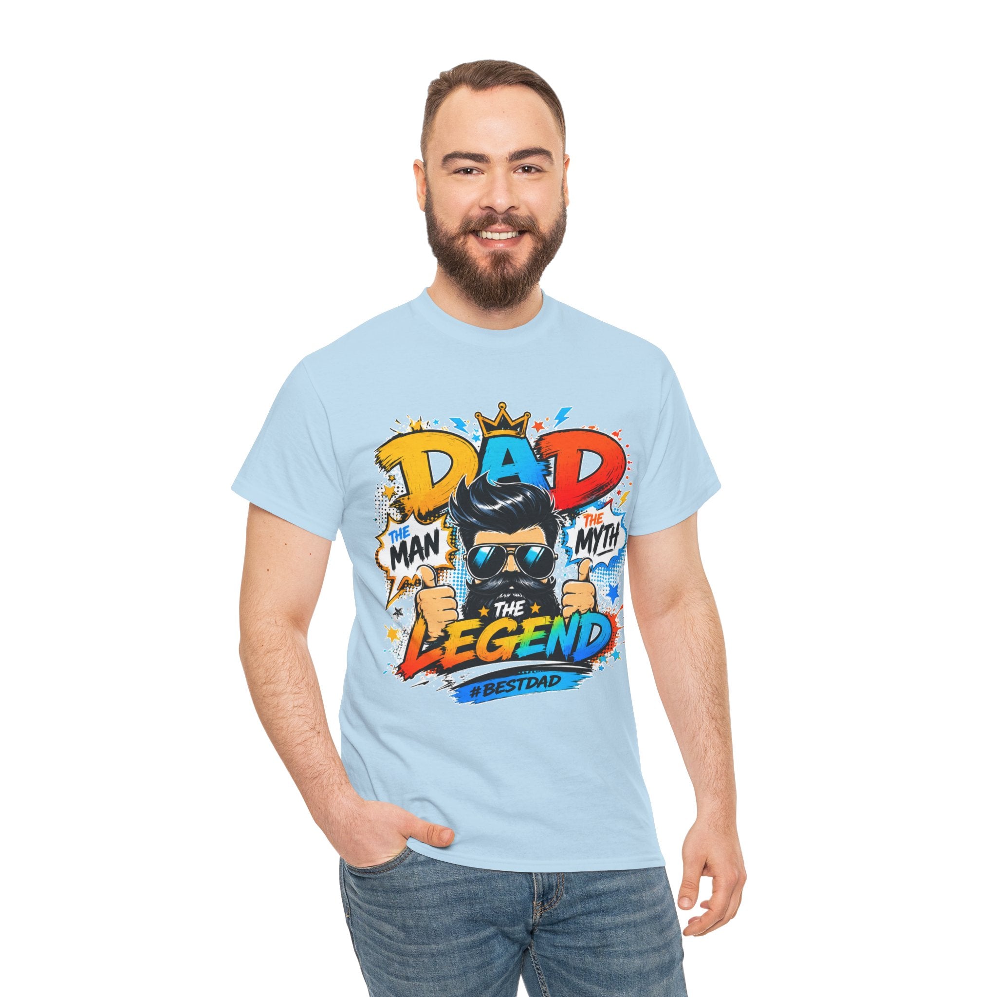 Dad The Legend T-Shirt — 'Dad: Man, Myth, Legend' Graphic Tee for Father’s Day