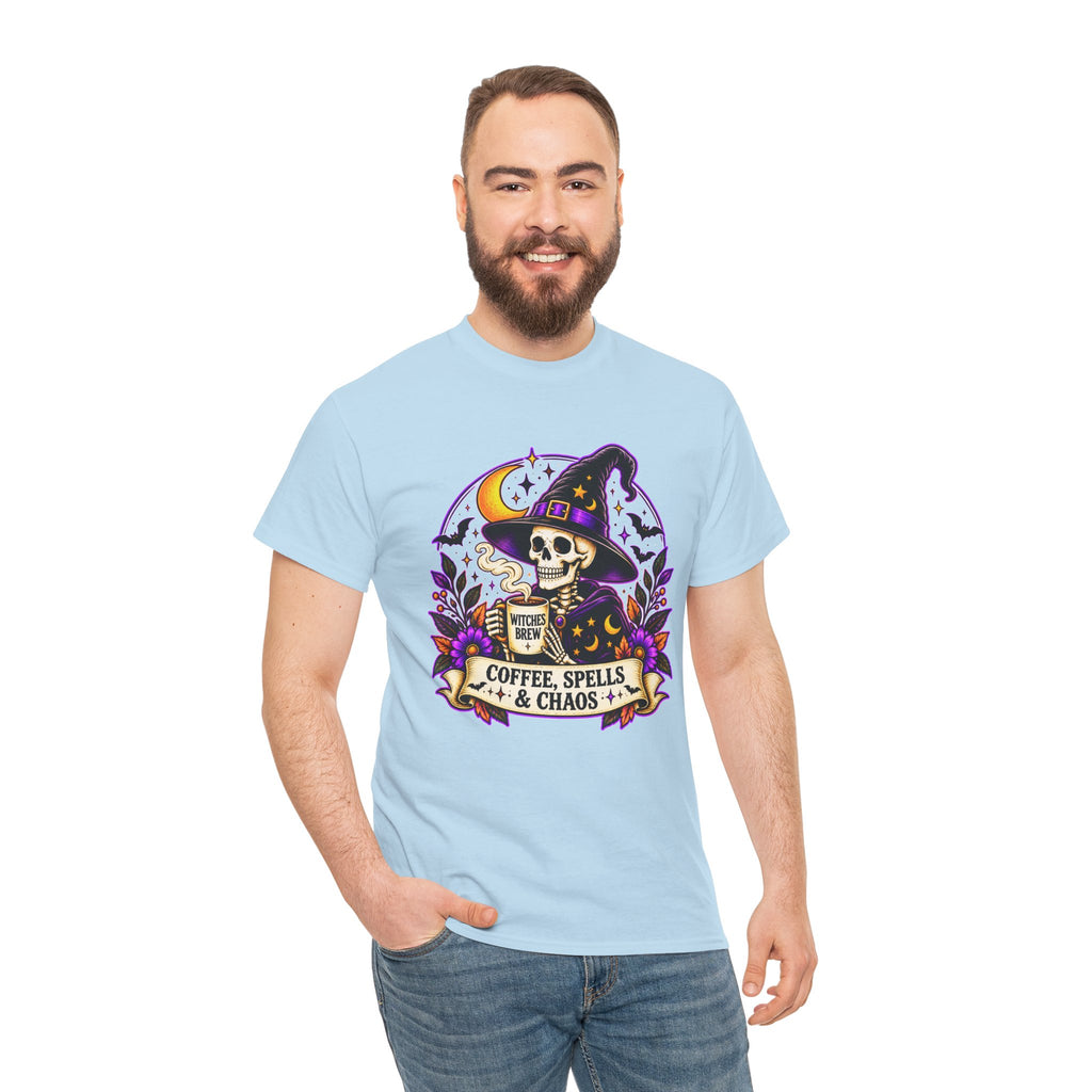 Halloween Skeleton Witch Shirt | Spooky Graphic Tee