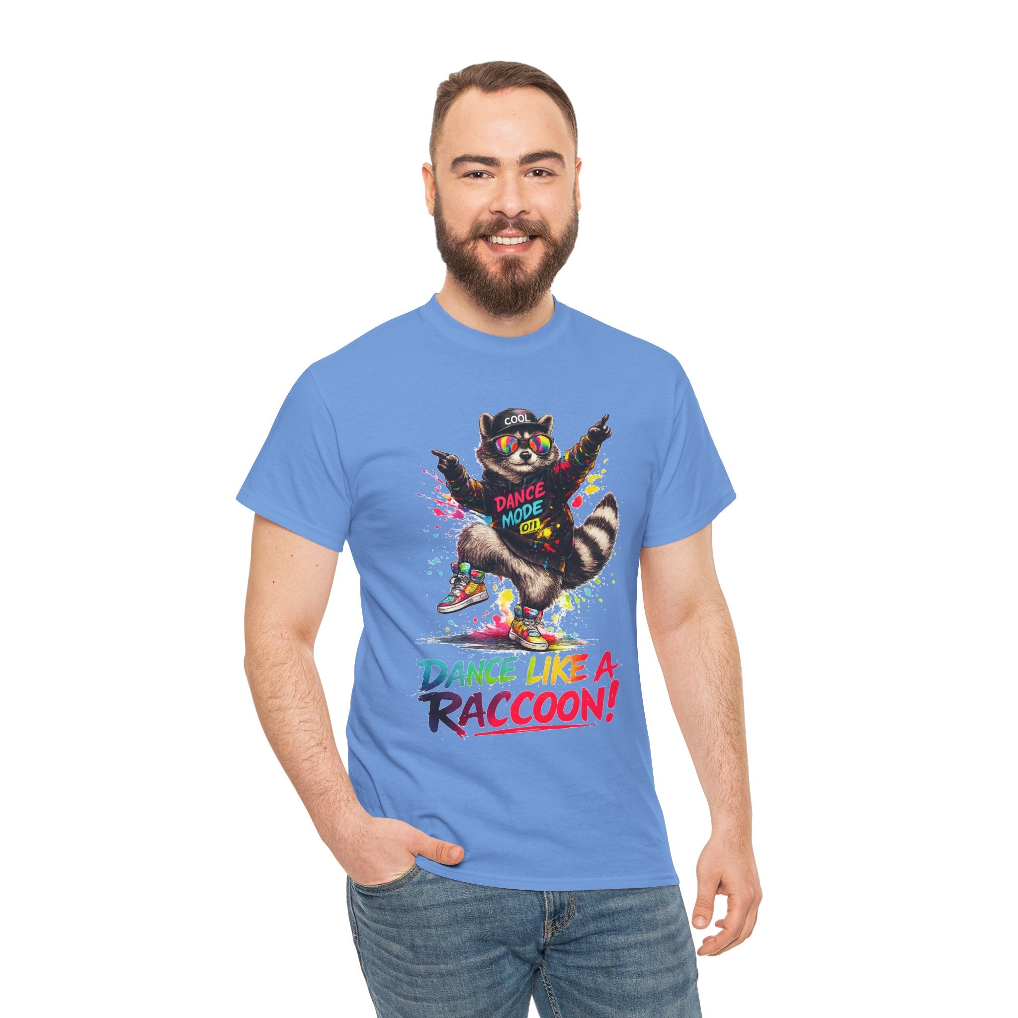 Dance Like a Raccoon T-Shirt — Cute Retro Raccoon Dance Graphic Tee