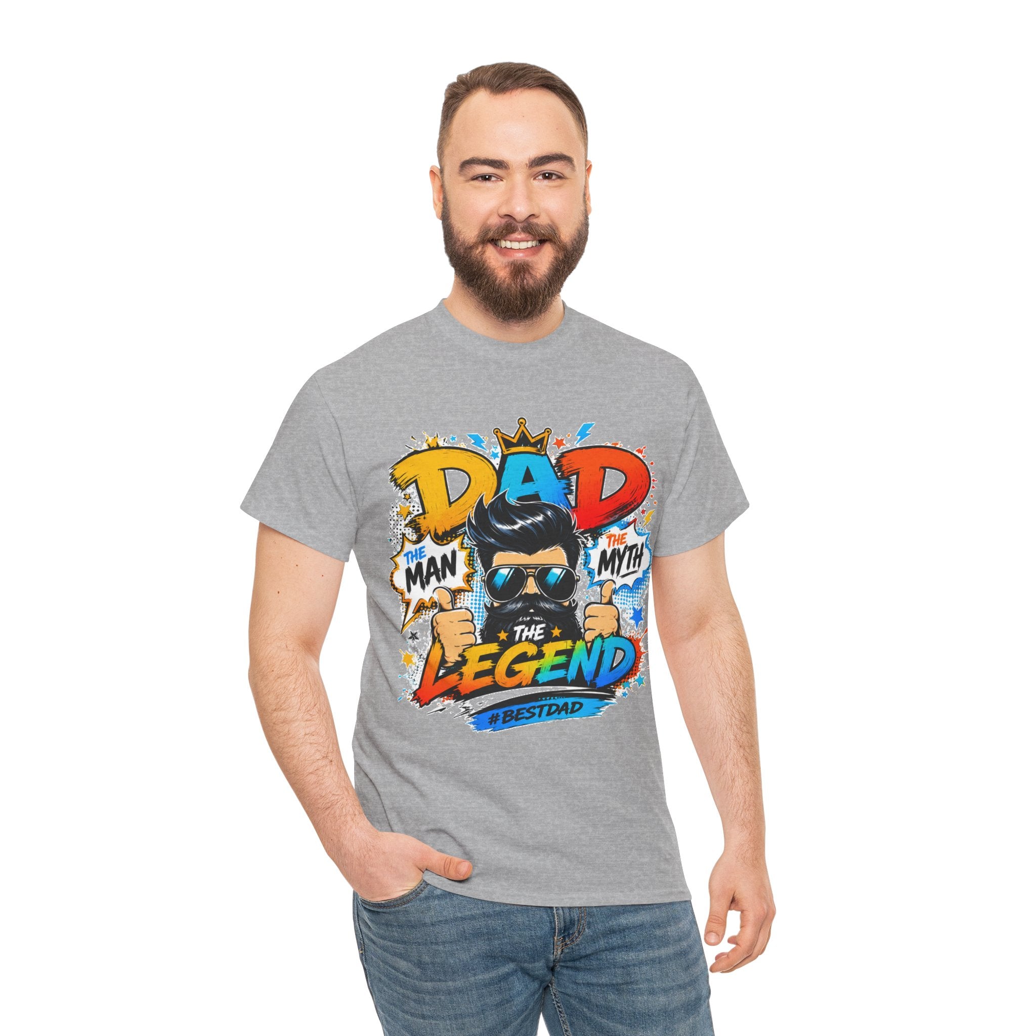 Dad The Legend T-Shirt — 'Dad: Man, Myth, Legend' Graphic Tee for Father’s Day