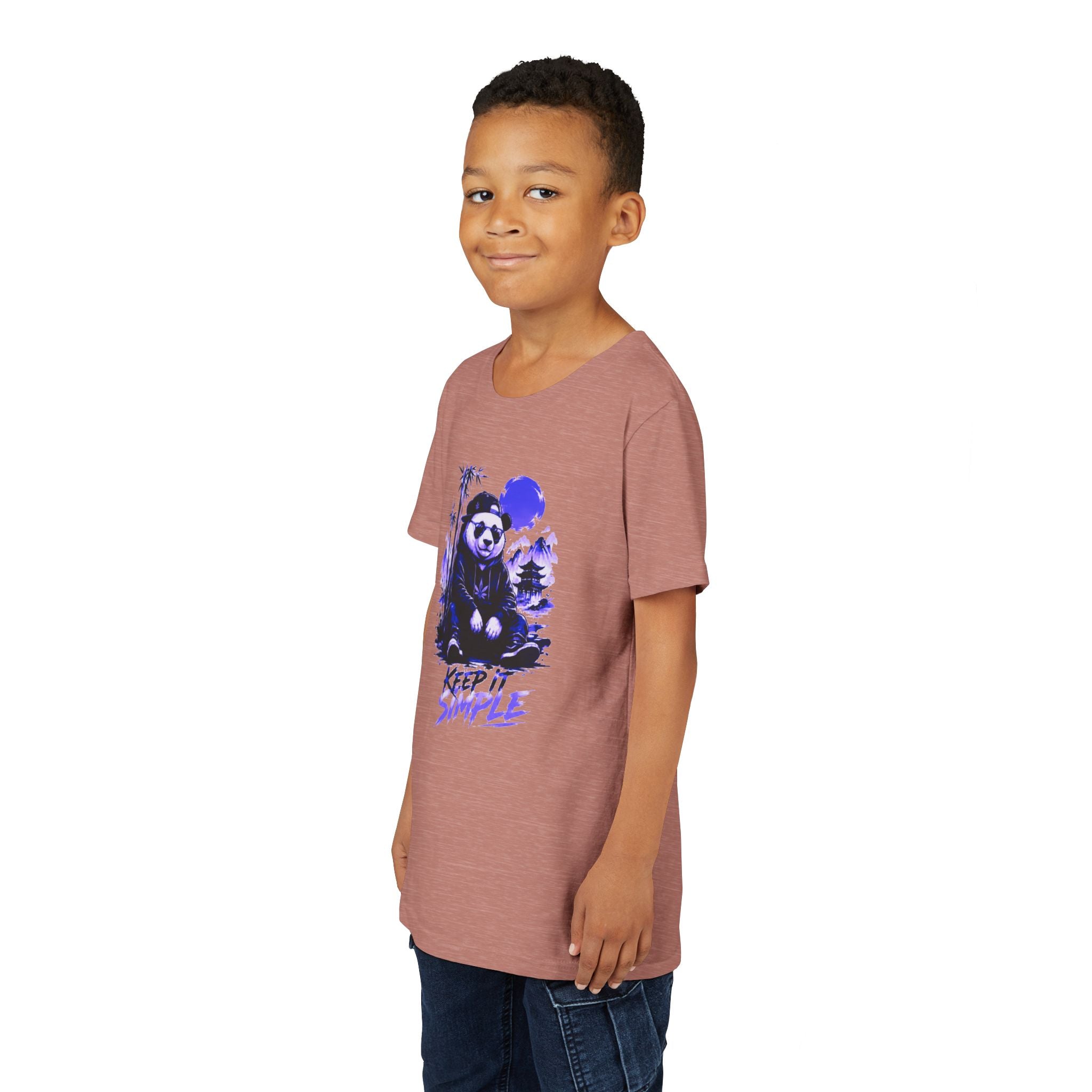 Youth Tee — 'Keep It Simple' Panda Graphic