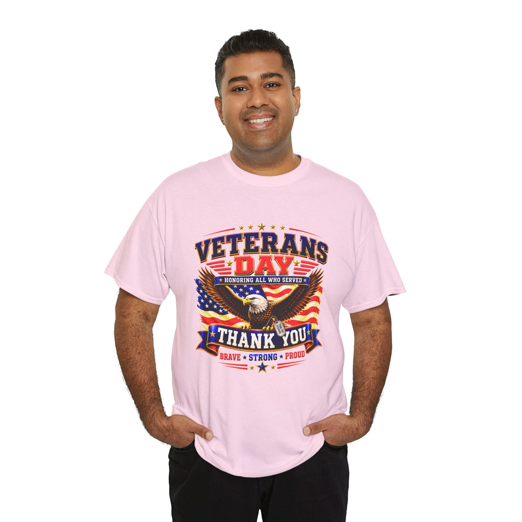Veterans Day Eagle T-Shirt – "Thank You" Patriotic Tribute Tee