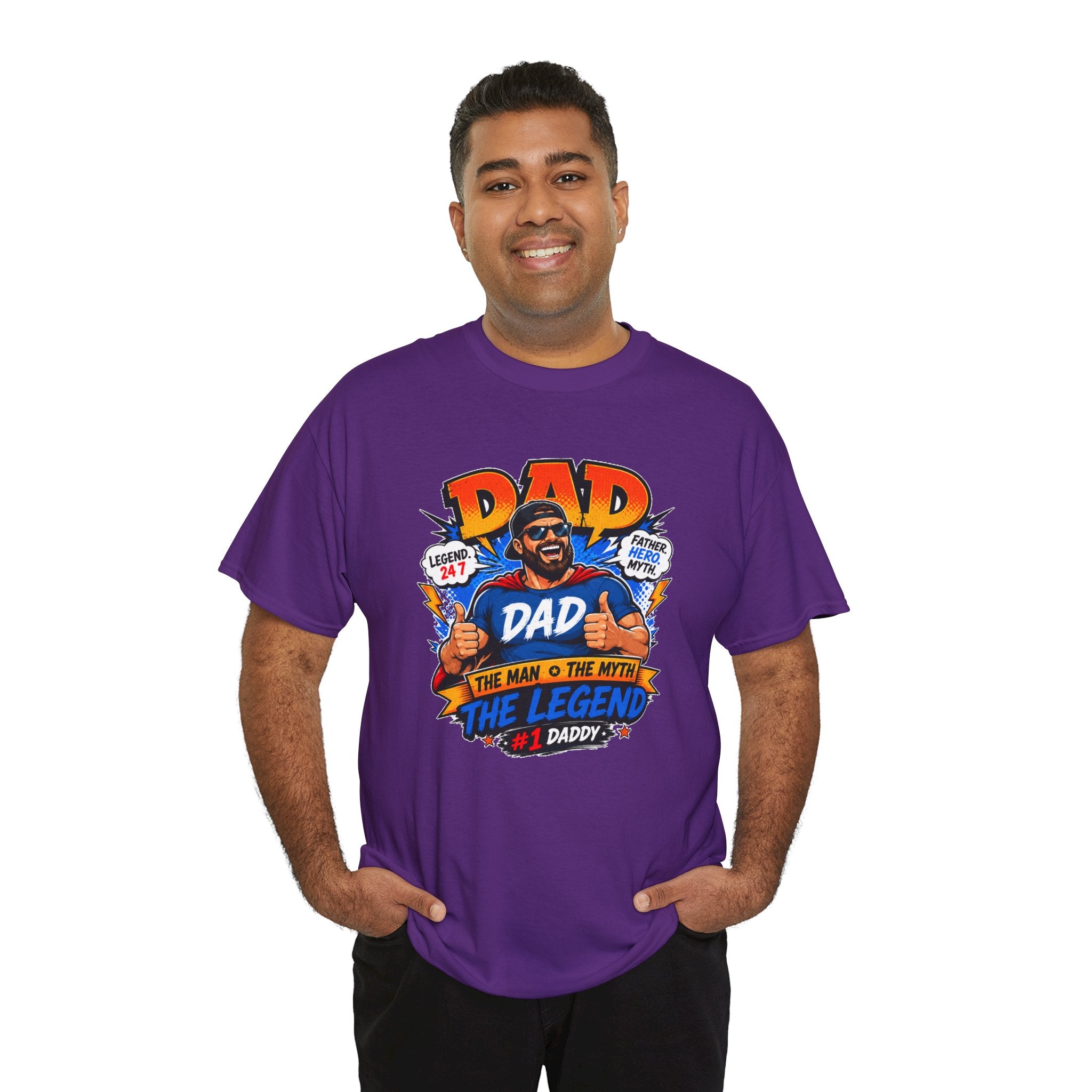 Funny Dad Shirt, Dad The Legend Tee, Father's Day Gift for Dad, Cool Dad Graphic T-Shirt, Best Dad Ever Shirt, Dad Gift