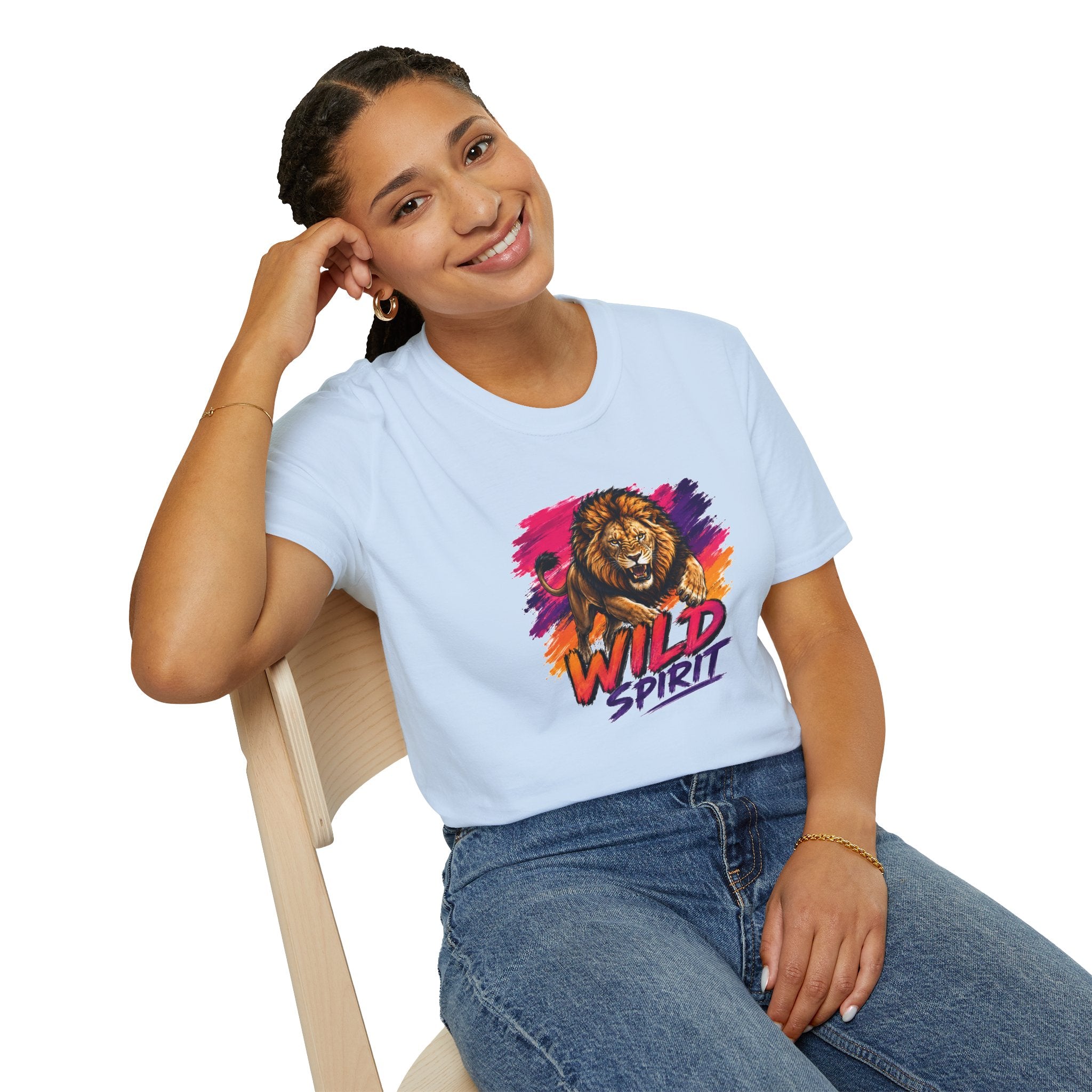 Lion T Shirt, Wild Spirit Shirt, Lion Graphic Tee, Animal Lover Shirt, Wildlife Shirt, Unisex T Shirt, Nature Gift