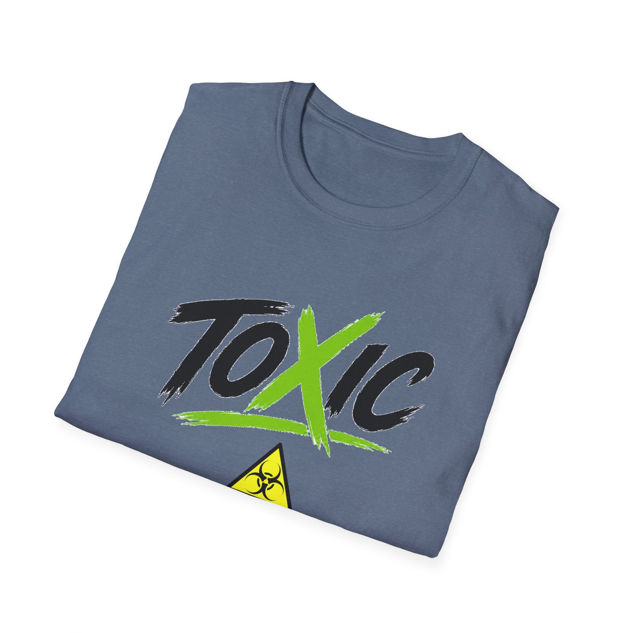 Toxic Graphic Tee | Grunge Streetwear Shirt | Biohazard Aesthetic Unisex T-Shirt