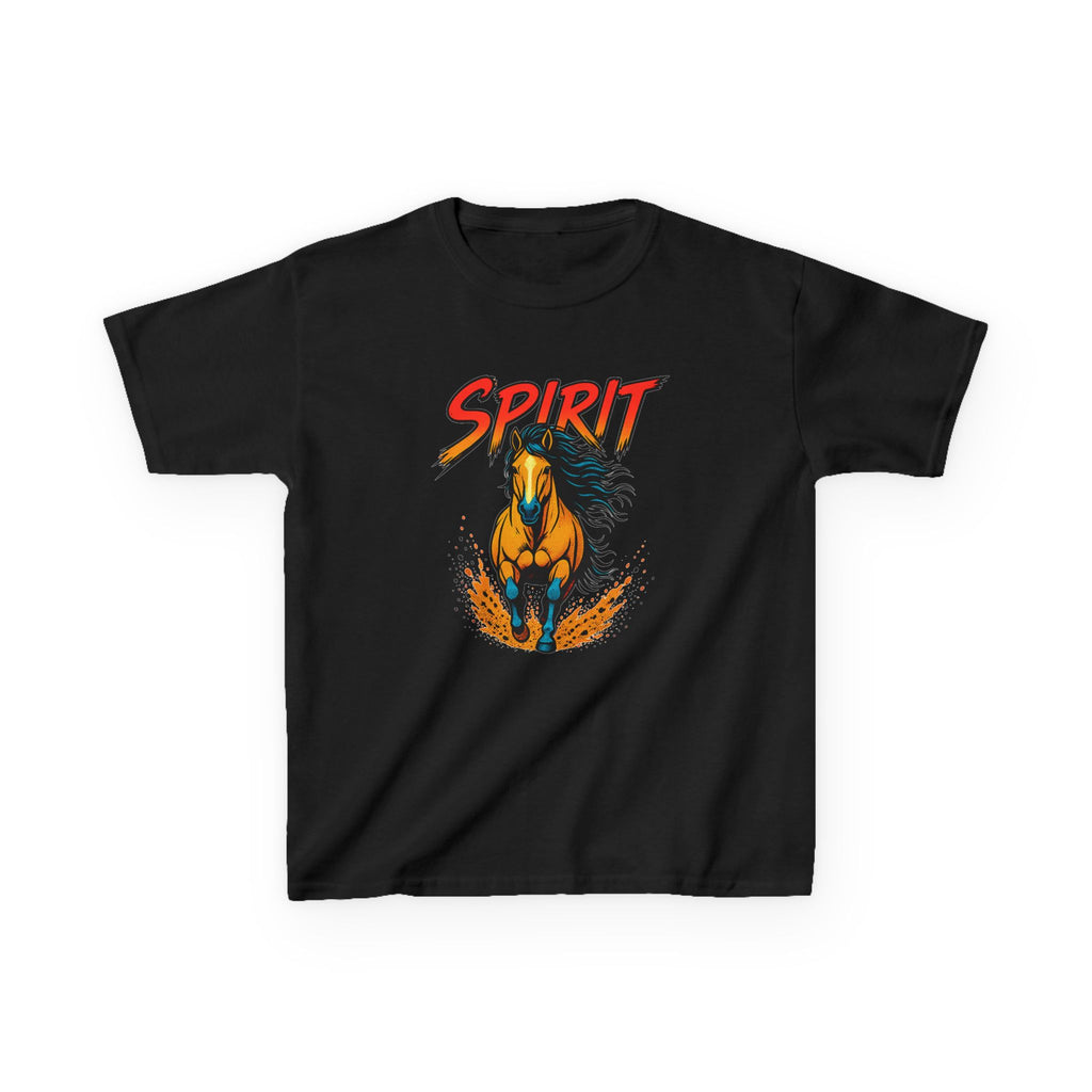 Kids 'Spirit' Galloping Horse T‑Shirt — Youth Graphic Tee for Horse Lovers