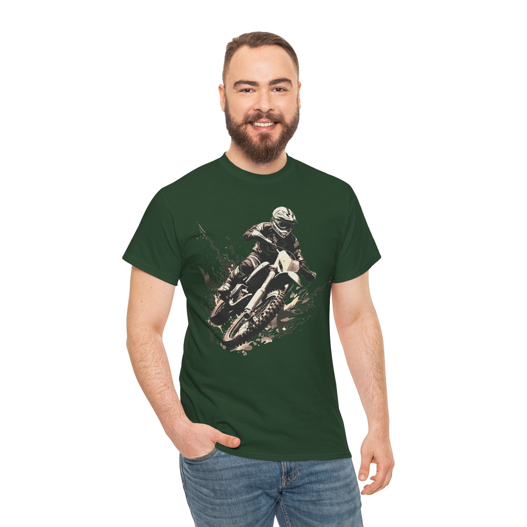 Motocross Rider Dirt Bike T-Shirt — Off-Road Racing Tee