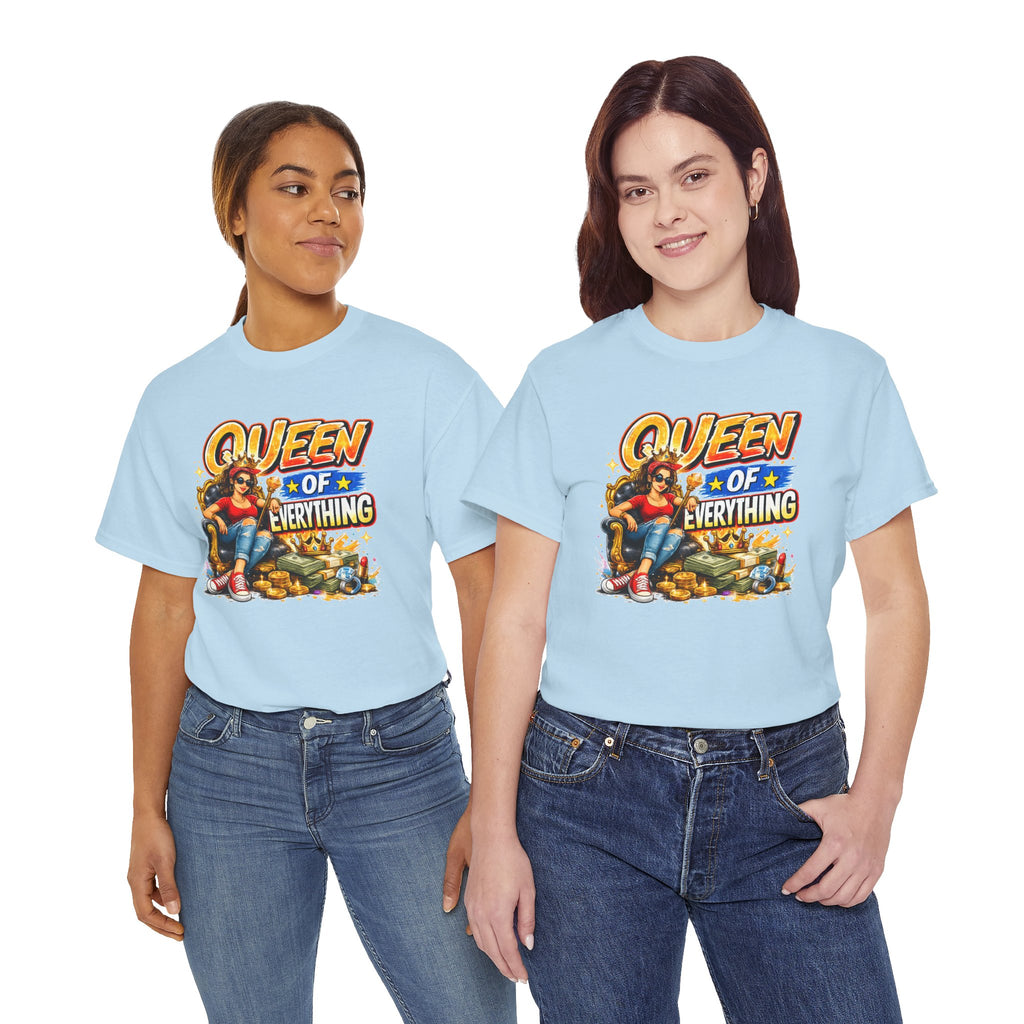 Queen of Everything Shirt | Funny Queen Graphic Tee | Gift for Mom | Boss Lady Shirt | Retro Vintage Tee
