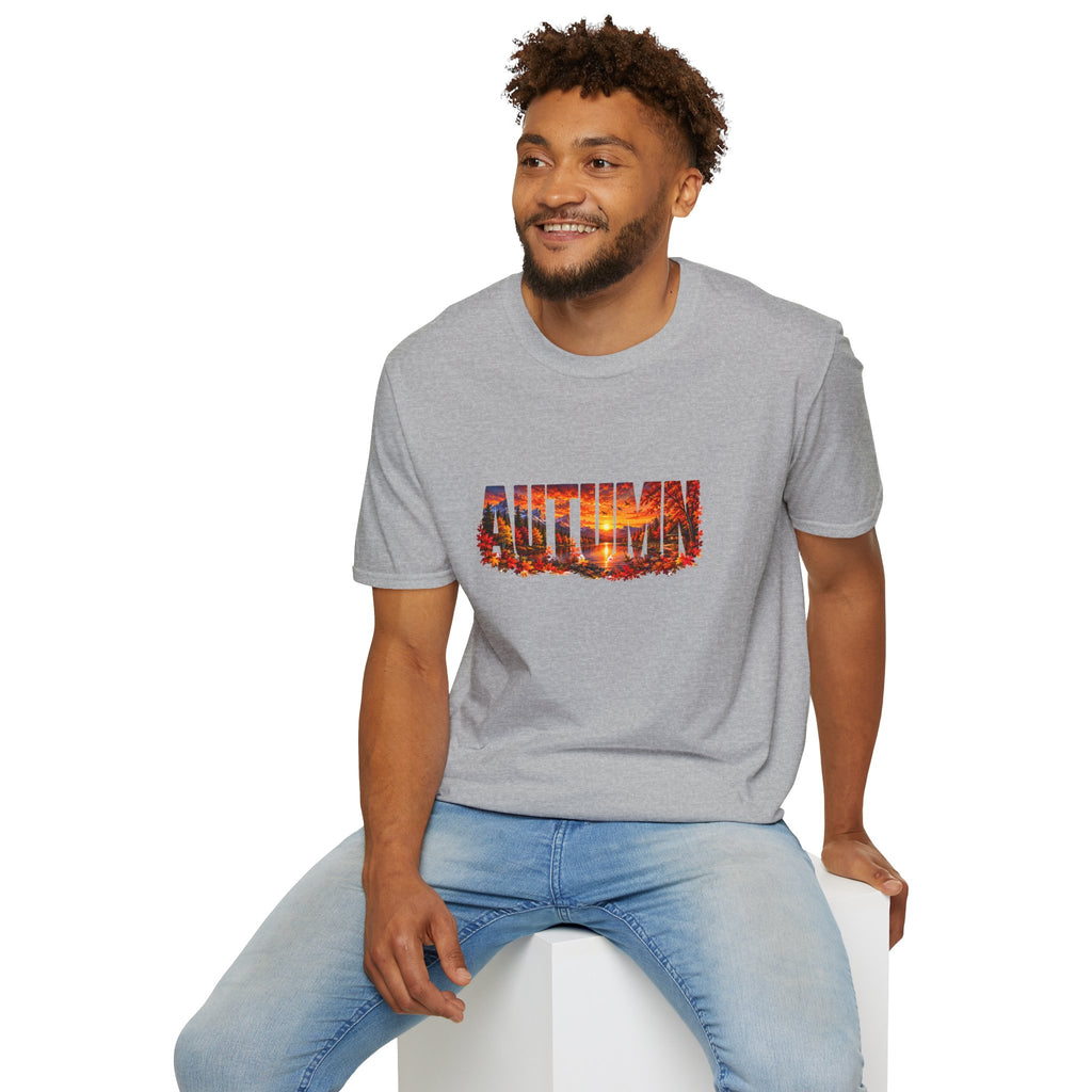 Autumn Leaves T Shirt Fall Graphic Tee Cozy Autumn Shirt