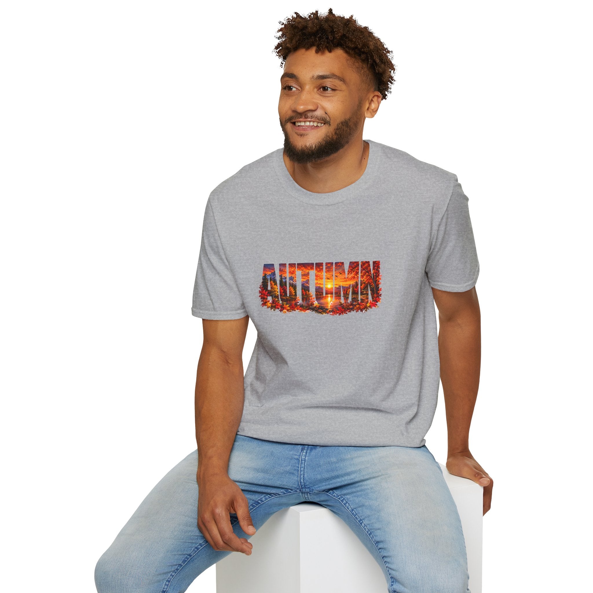 Autumn Leaves T Shirt Fall Graphic Tee Cozy Autumn Shirt