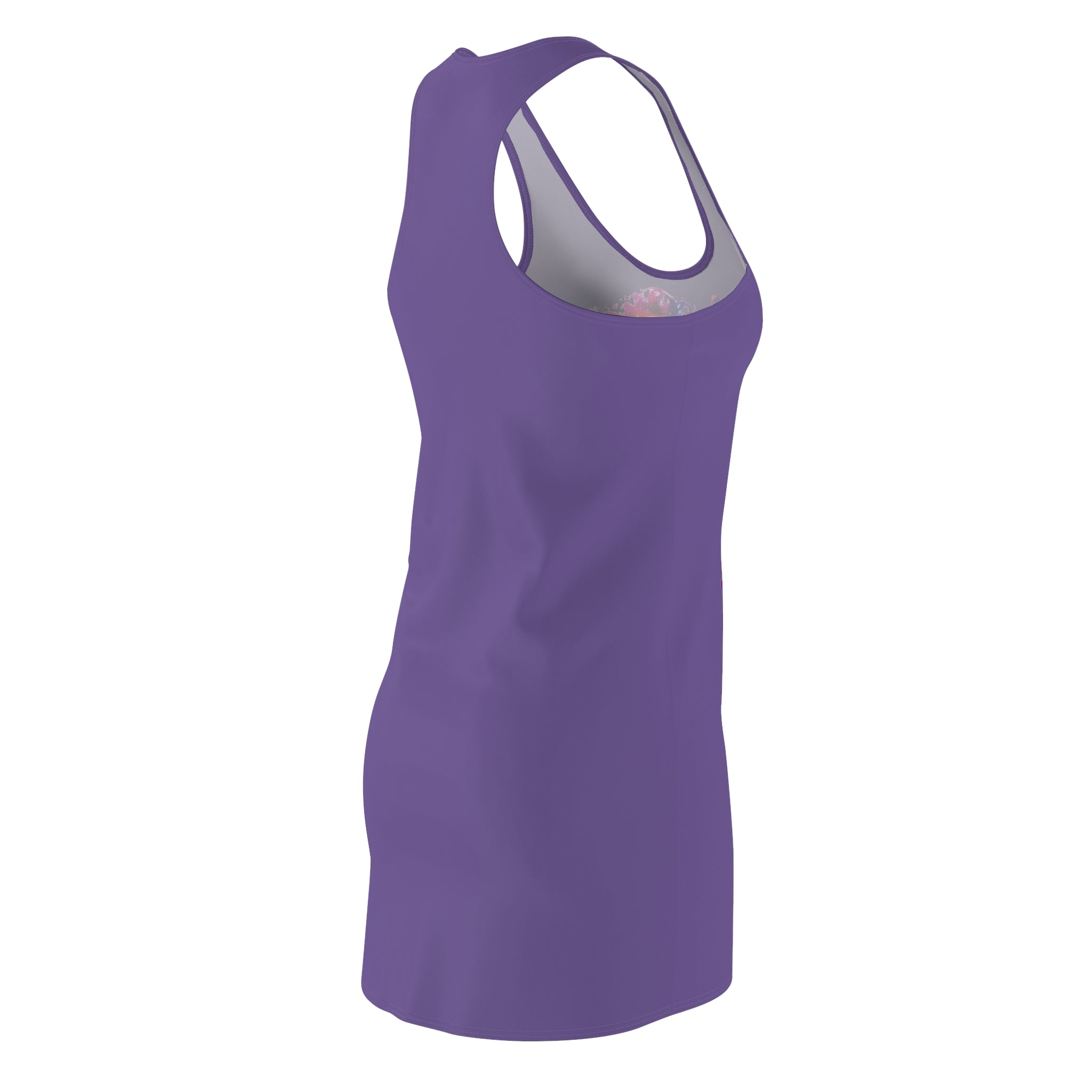 Galaxy Muse Racerback Dress — Vibrant Cosmic Art Women's Dress