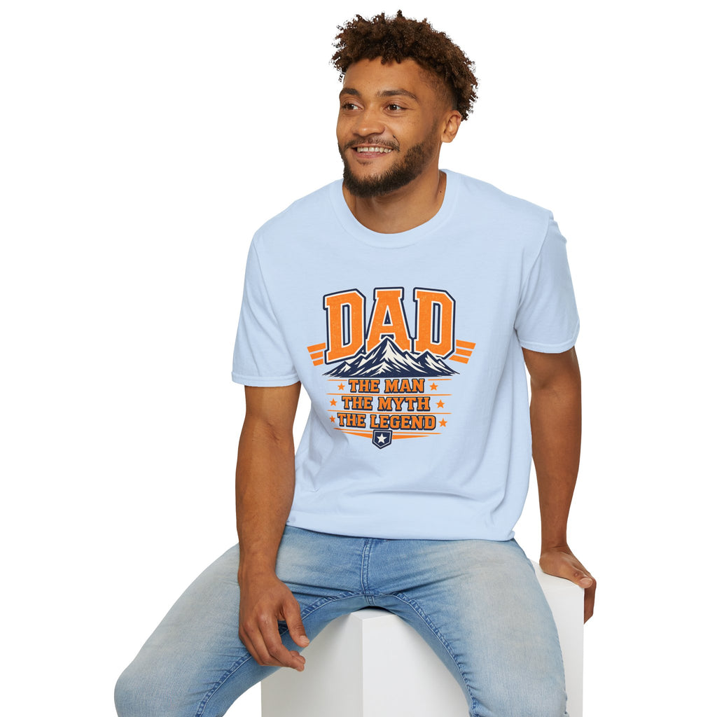 Dad T-Shirt The Man The Myth The Legend Graphic Tee Funny Fathers Day Gift Cool Dad Shirt