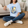 Dove of Light T-Shirt | White Dove Graphic Tee | Peace & Hope Shirt | Inspirational Bird Tee | Christian Gift | Unisex Graphic T-Shirt