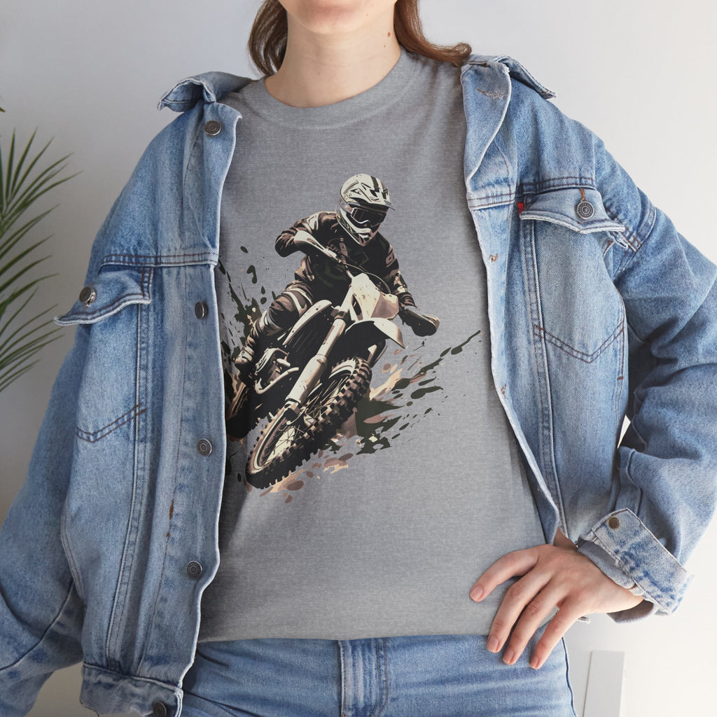Motocross Rider Dirt Bike T-Shirt — Off-Road Racing Tee