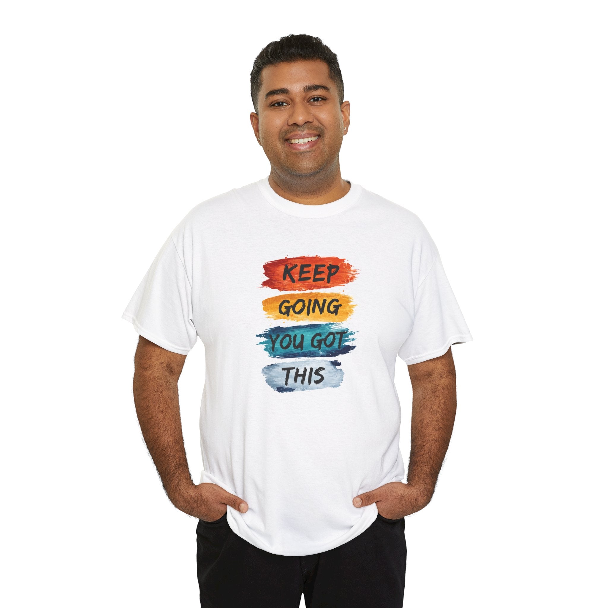 Keep Going You Got This Tee  Motivational Watercolor Brushstroke T-Shirt